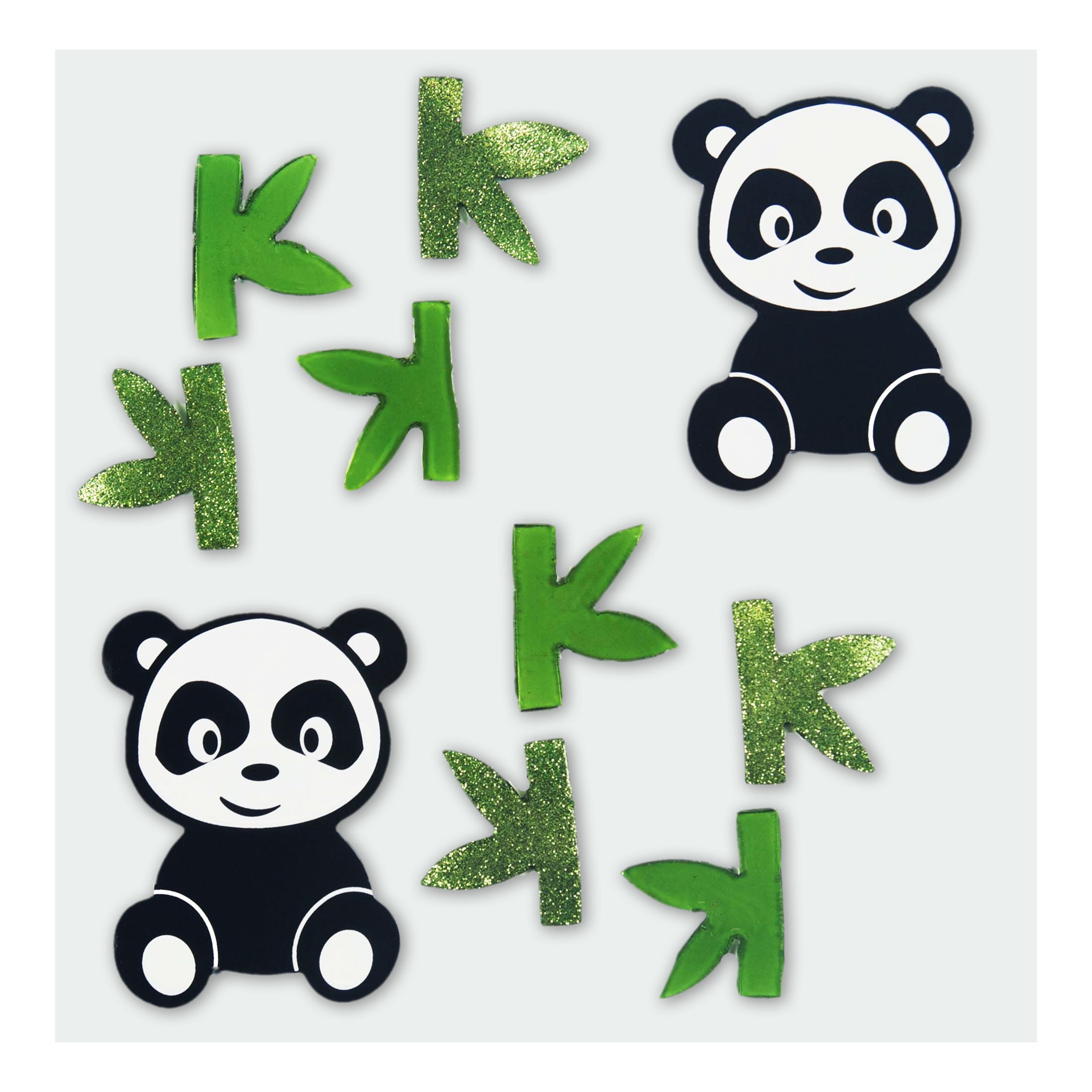  Playful Pandas GelGems Window Clings (Small Bag)、mySite、ghnorth
