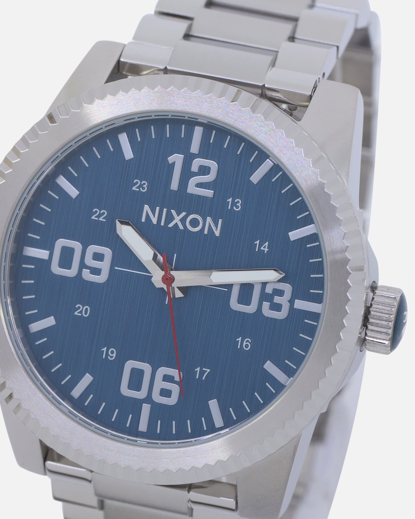 Nixon Corporal Stainless Steel Watch Silver/Indigo、mySite、zt4zffjzw
