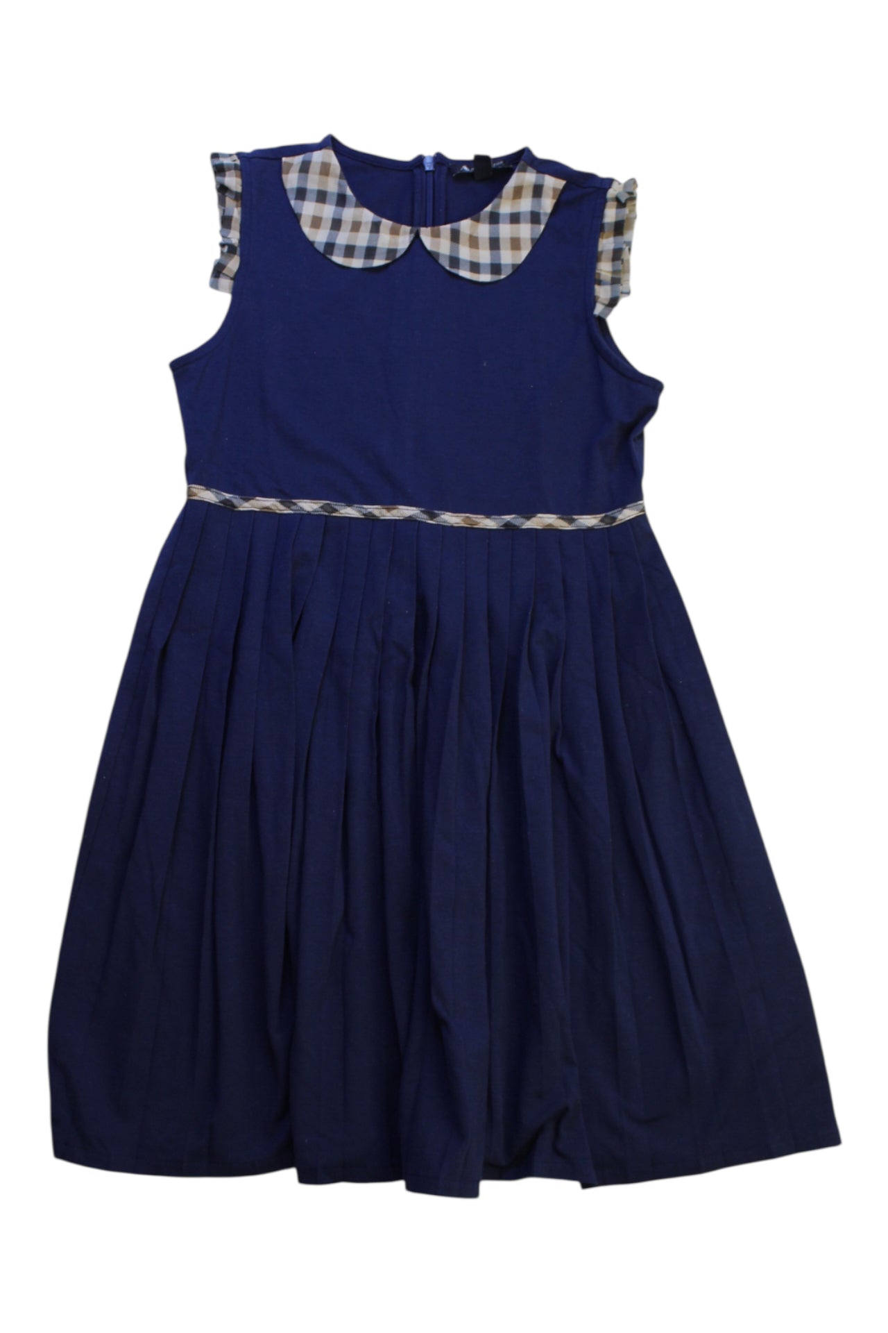 Aquascutum Sleeveless Dress With Checkered Collar 5-6T、mySite、g9winljtr