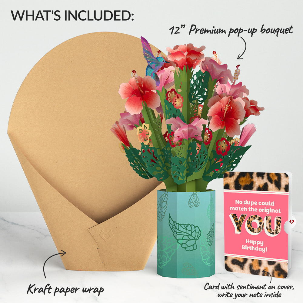 Hibiscus Birthday Bouquet and The original YOU Sentiment Set、mySite、solidvoid