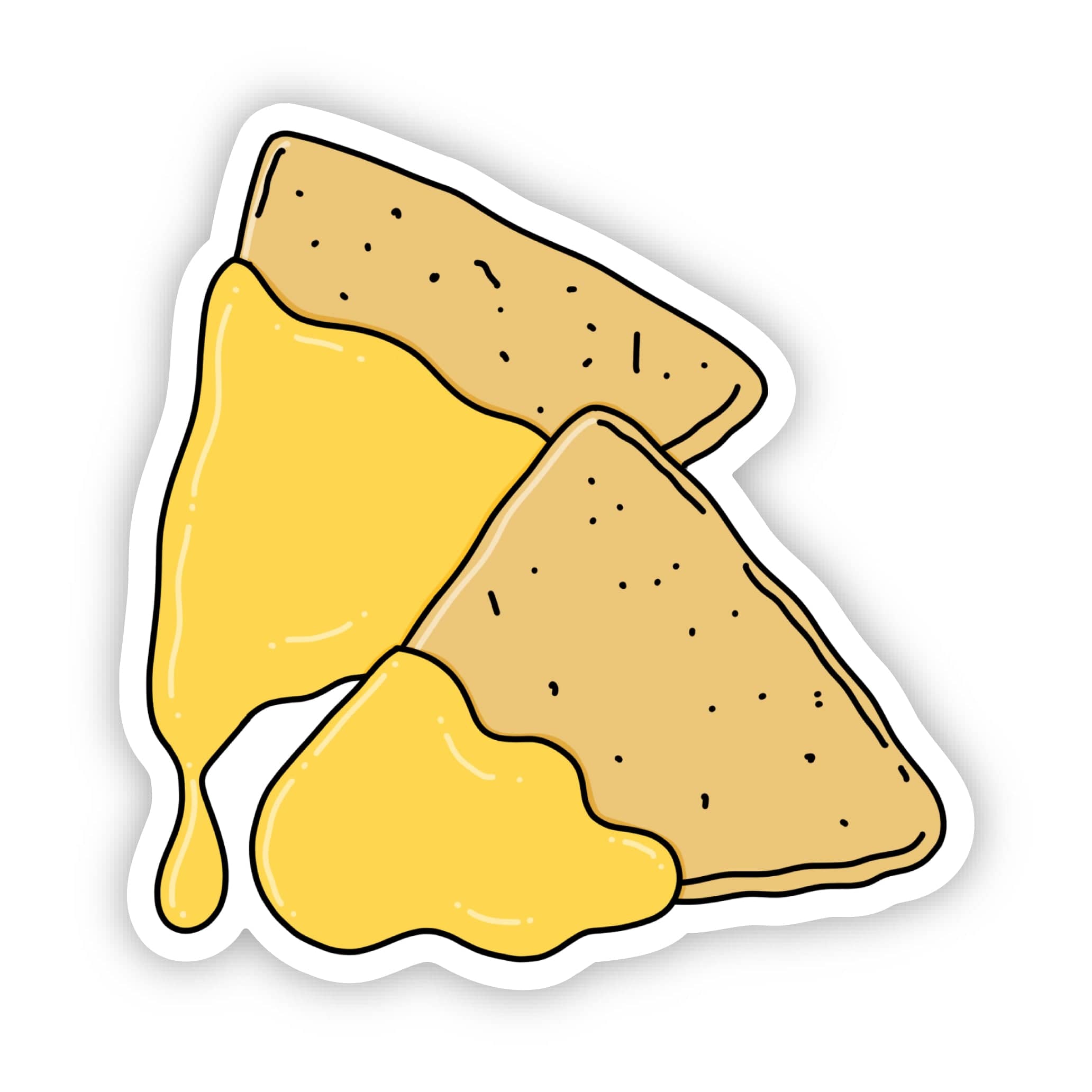  Cheesy Nachos Sticker、mySite、ghnorth