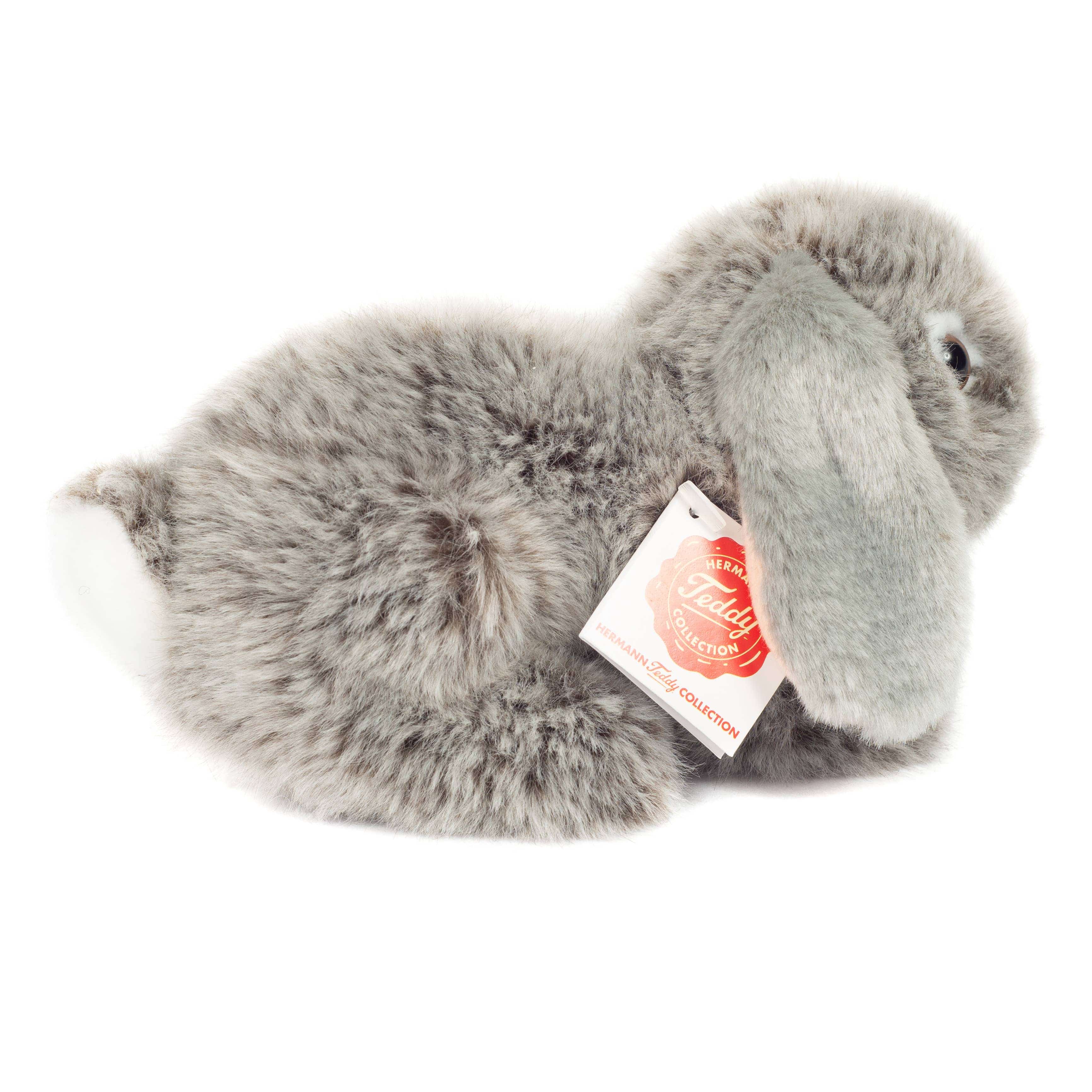 Grey Floppy Earred Bunny Rabbit 18 cm - plush soft toy by Teddy Hermann、mySite、g9winljtr