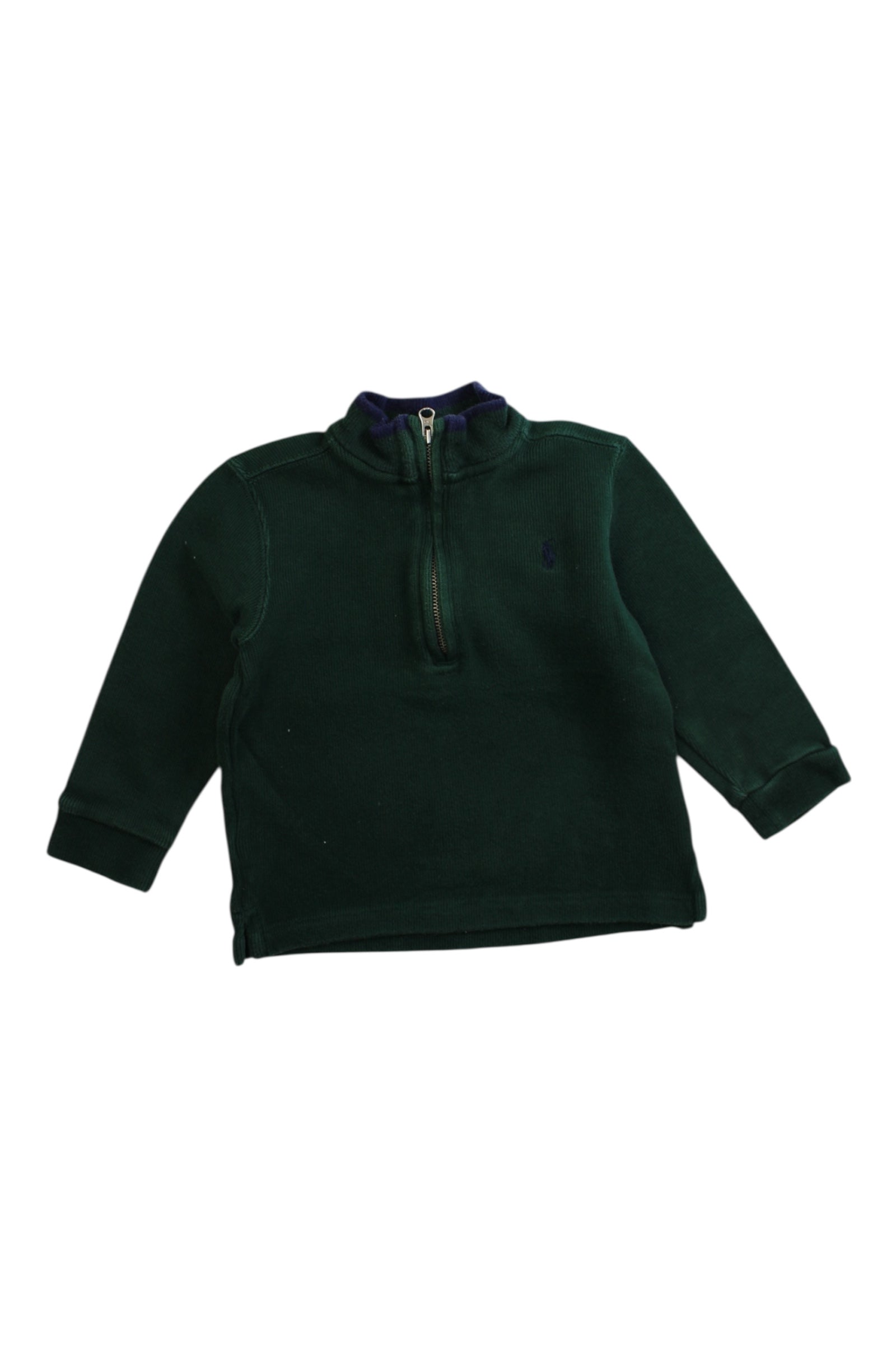 Polo Ralph Lauren Fleece Quarter-Zip Sweatshirt, 2T、mySite、g9winljtr