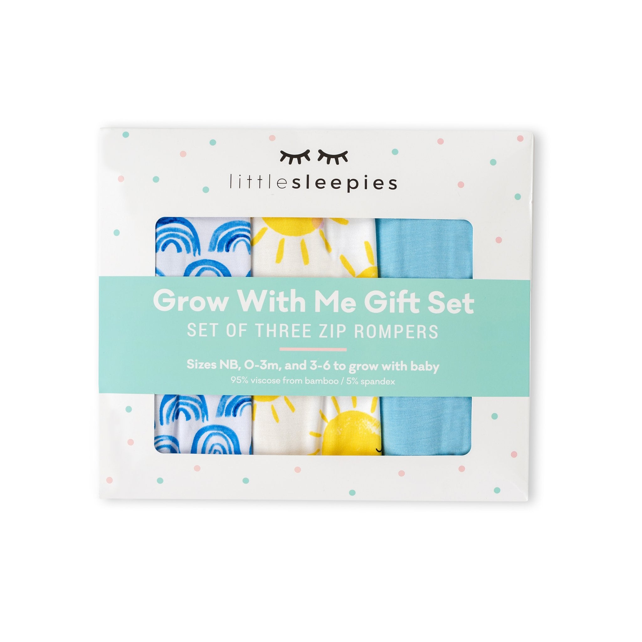  Blue Rainbows, Sky Blue & Sunshine Zippy Grow With Me Gift Box、mySite、layawaytickets