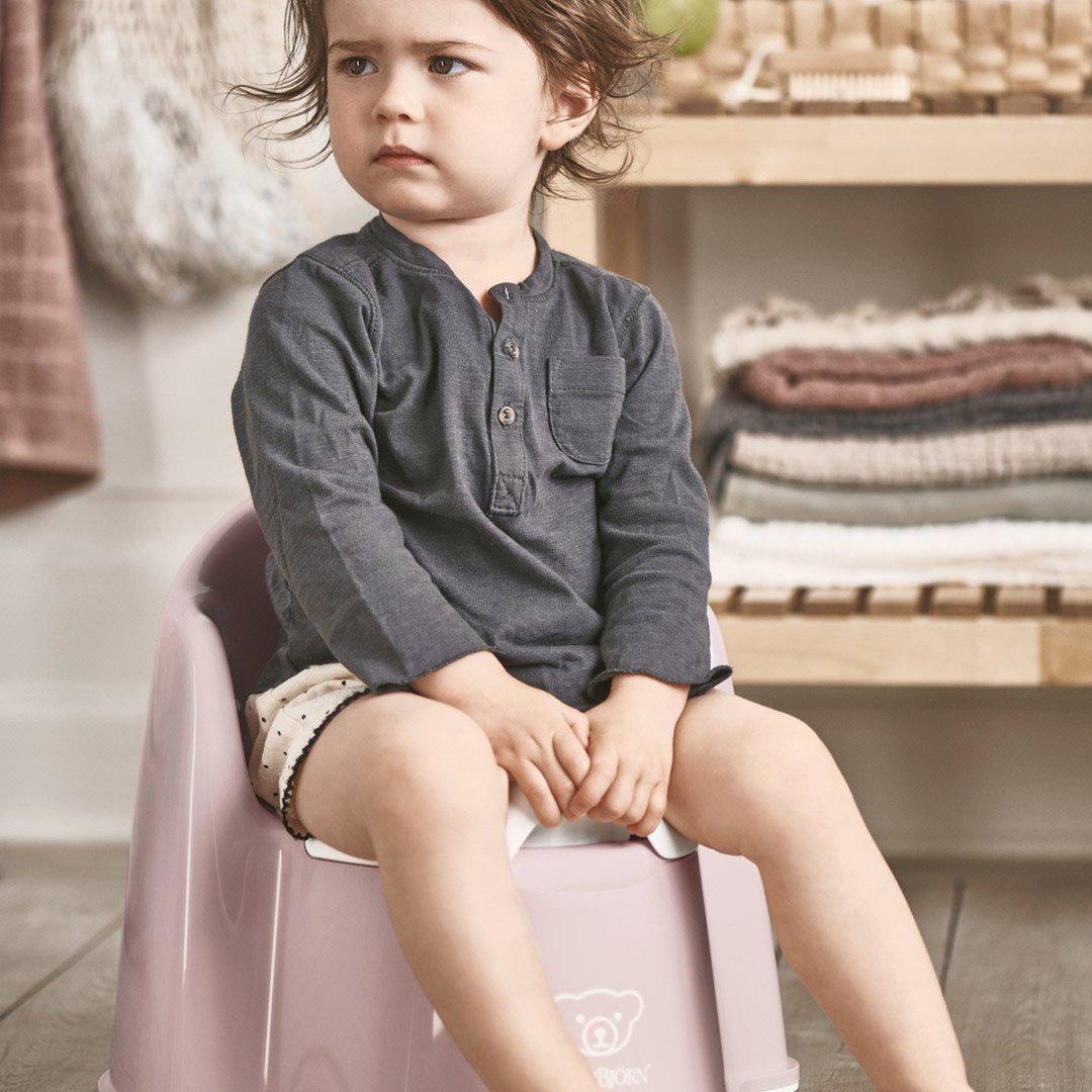  BabyBjorn Potty Chair - Powder Pink/White、mySite、merchandisen