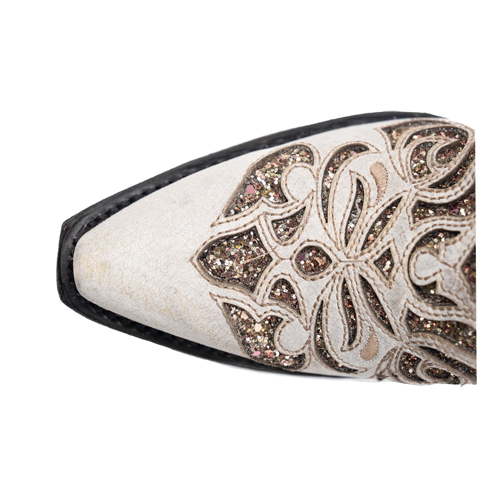 Sasha Glitter Inlay Snip Toe Pull On Cowboy Boots、mySite、gtrtttuynbv