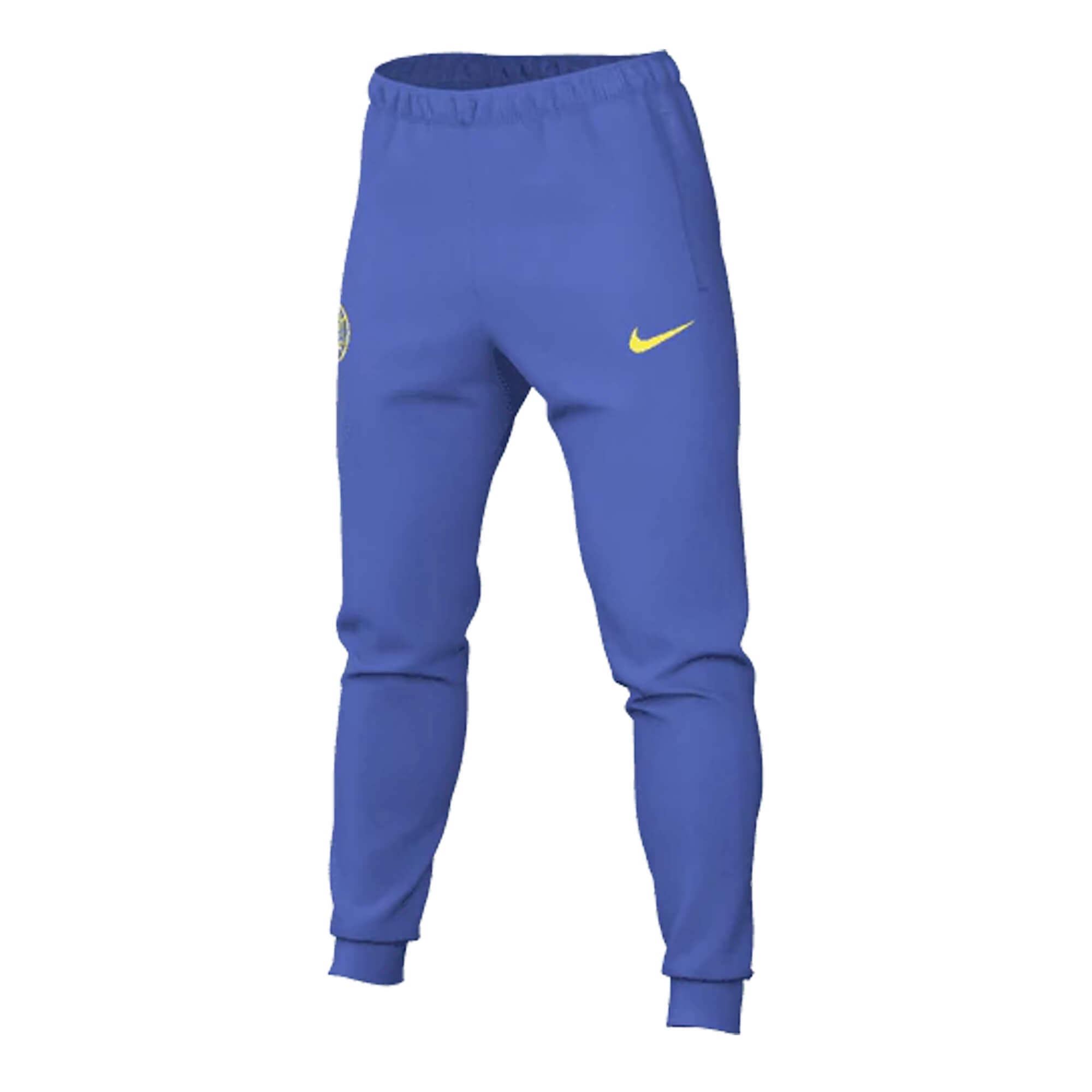 Nike Men's Club America Strike Track Pants Blue/Yellow、mySite、noshort