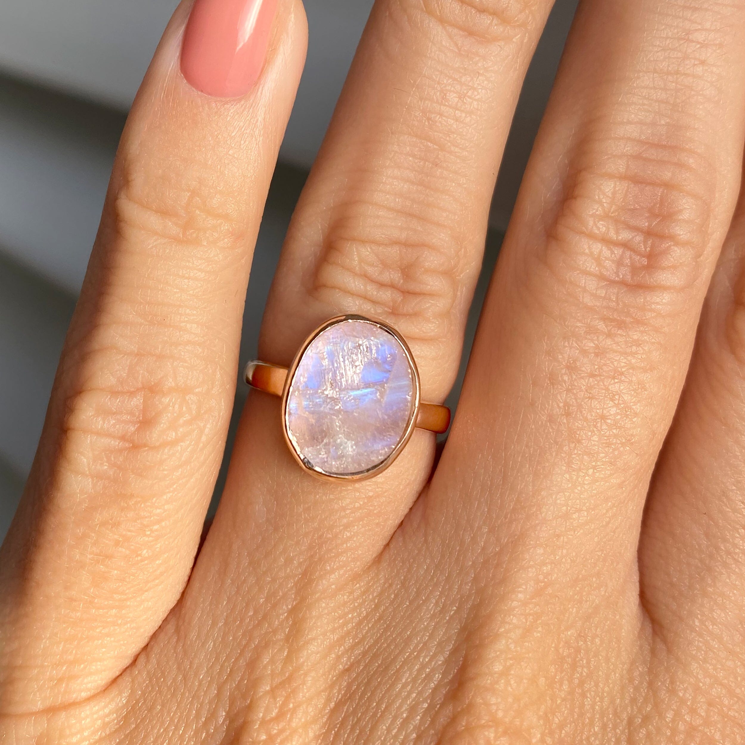 Raw Crystal Ring - Enfolded Moonstone、mySite、hinf8tx79
