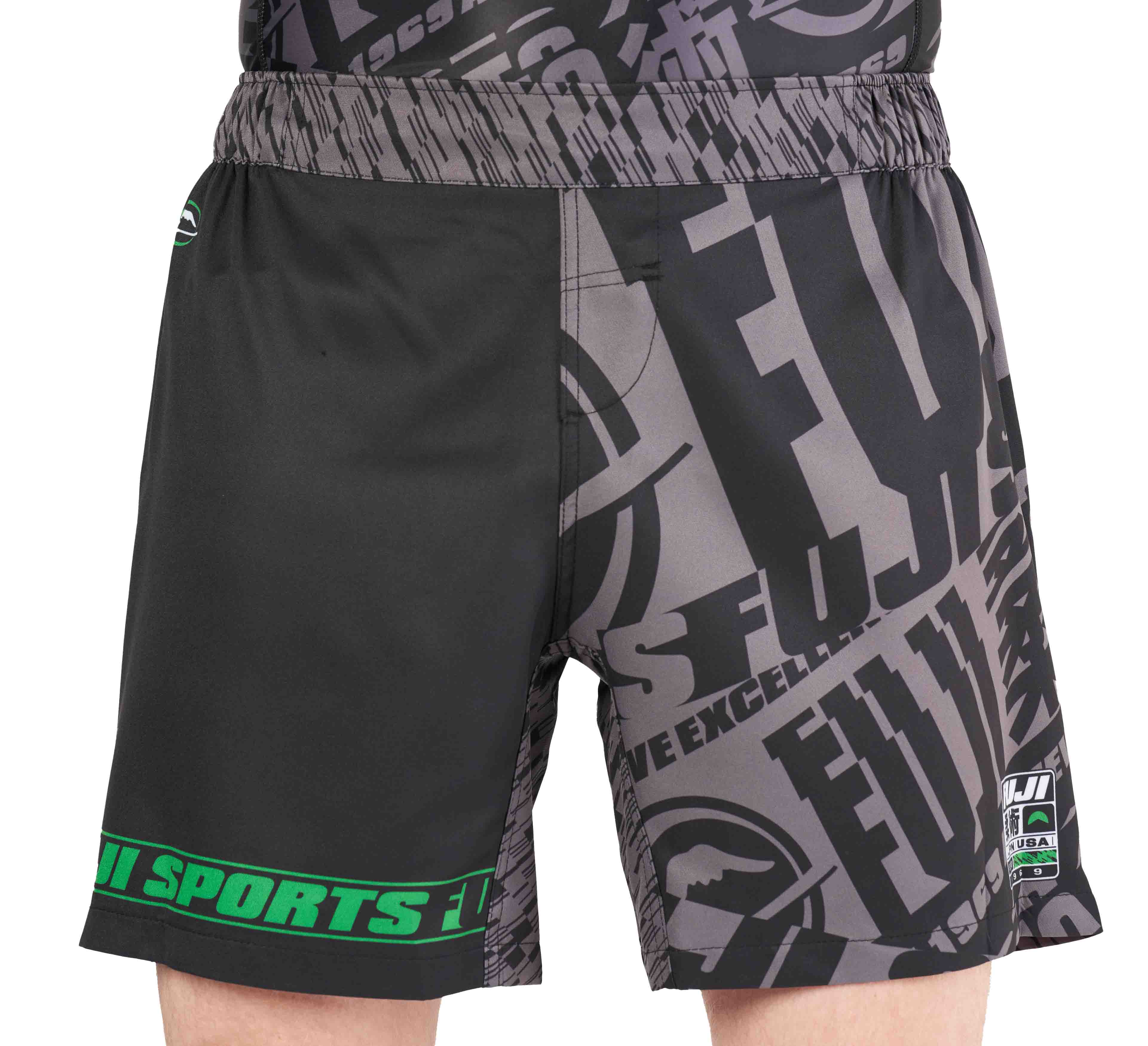 High Impact Lightweight Shorts Black/Green、mySite、gigharbornorthrealestate