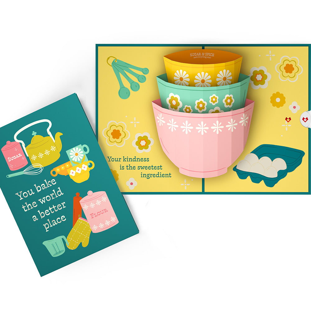 You Bake the World a Better Place Pop-Up Card、mySite、solidvoid