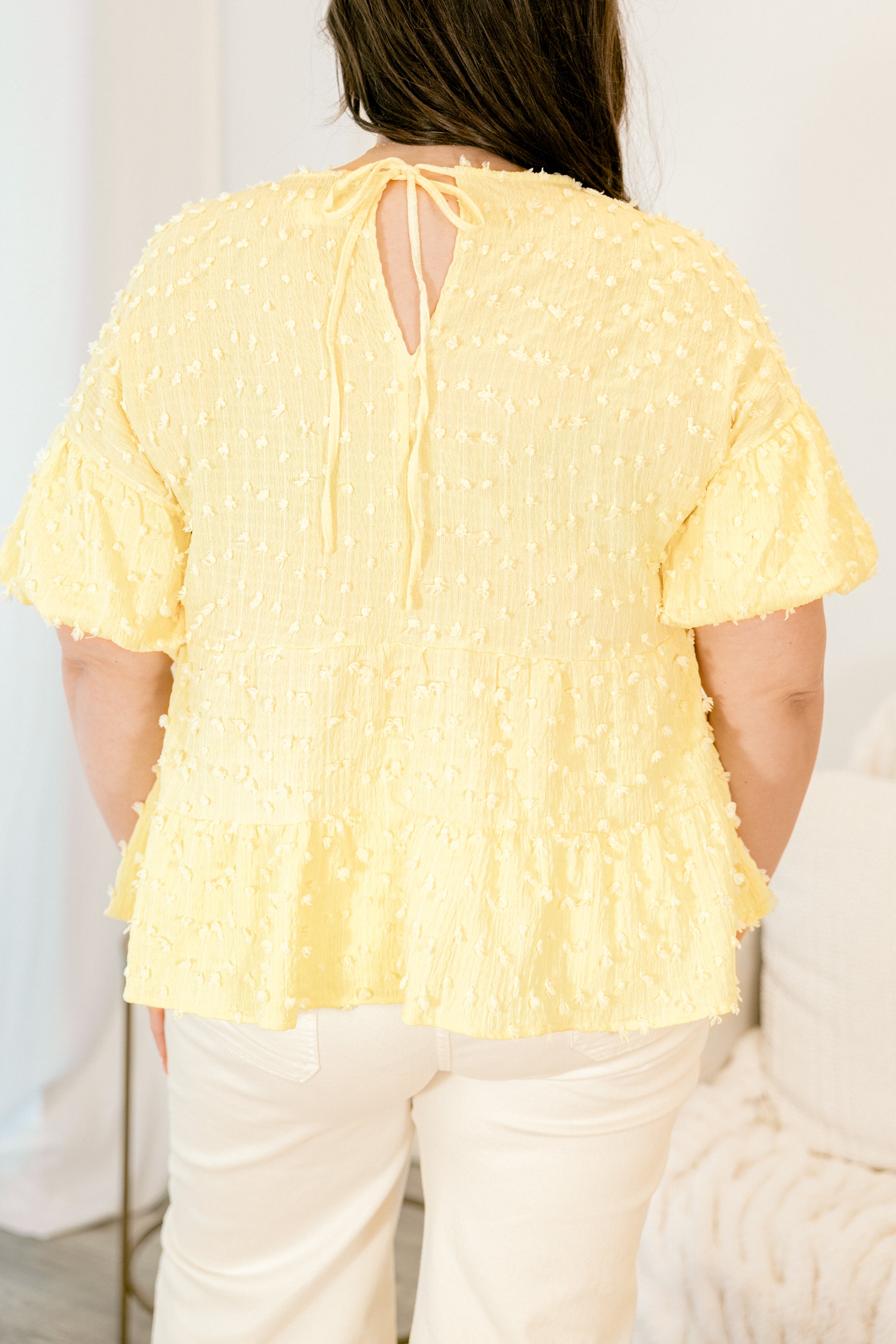  A Rosy Smile Top, Pale Yellow、mySite、justintrudeaud