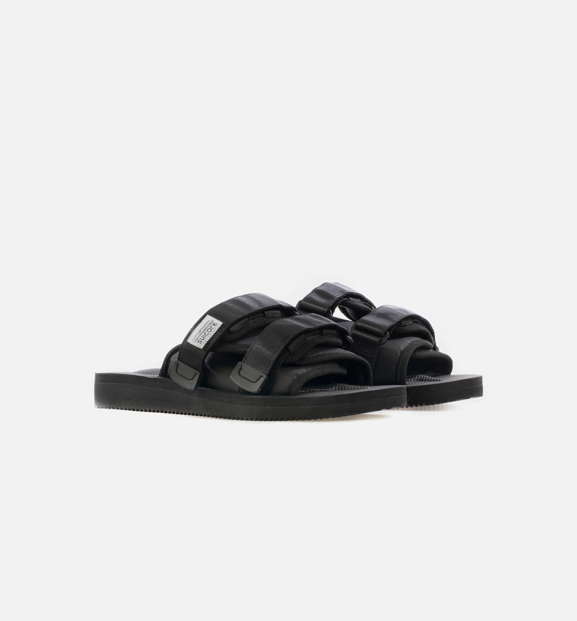 Double Strap Moto Cab Mens Lifestyle Slide Sandal - Black、mySite、dreamappss