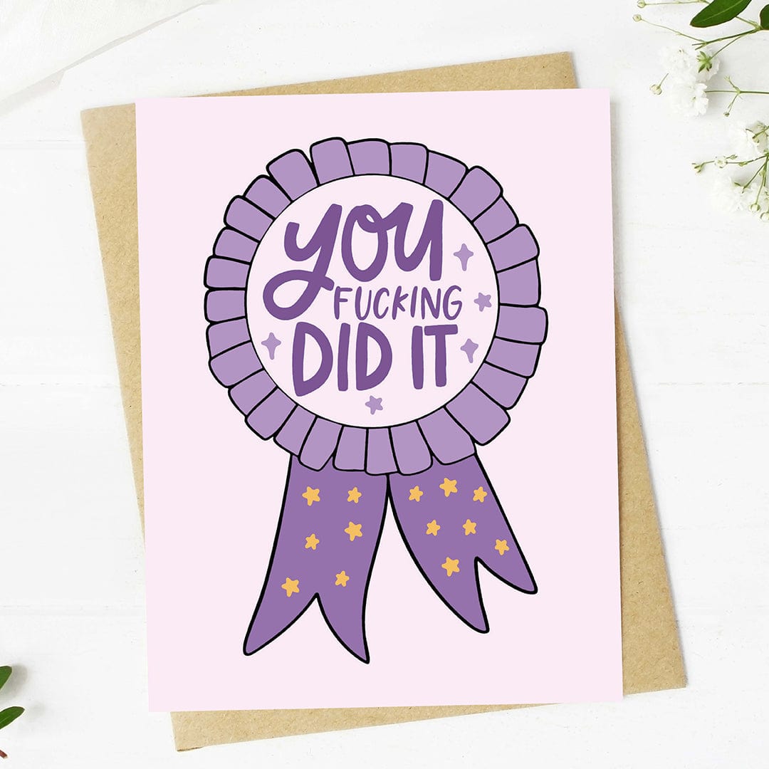  You fucking did it Congratulations Ribbon Card、mySite、elrpsem3k