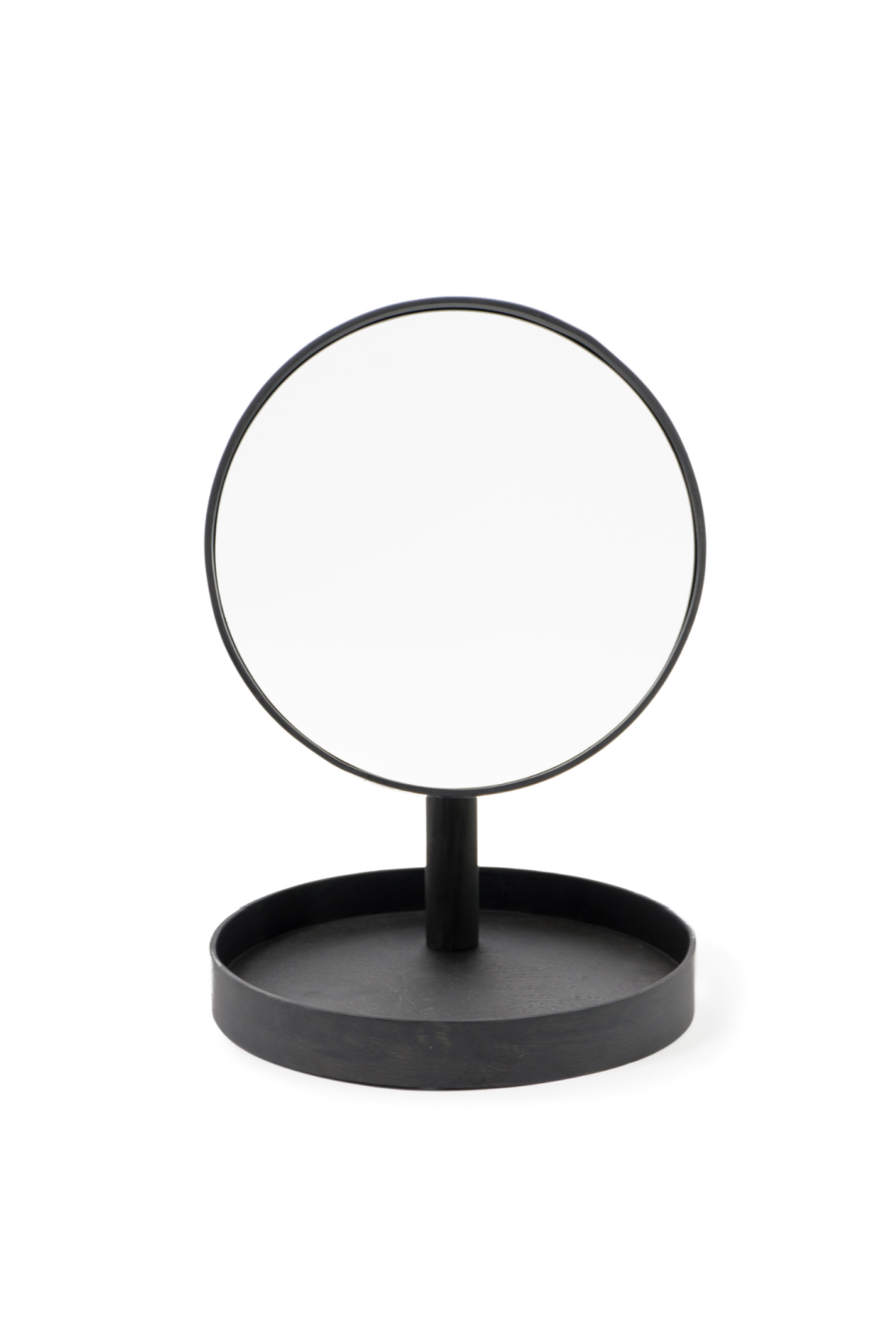 Oak Magnifying Vanity Mirror with Storage Tray | Wireworks Look、mySite、neckold