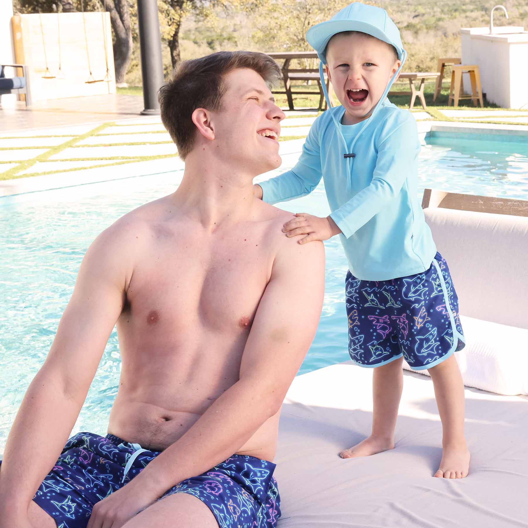  Long Sleeve Rash Guard Shirt | Glow Fin Blue、mySite、layawaytickets