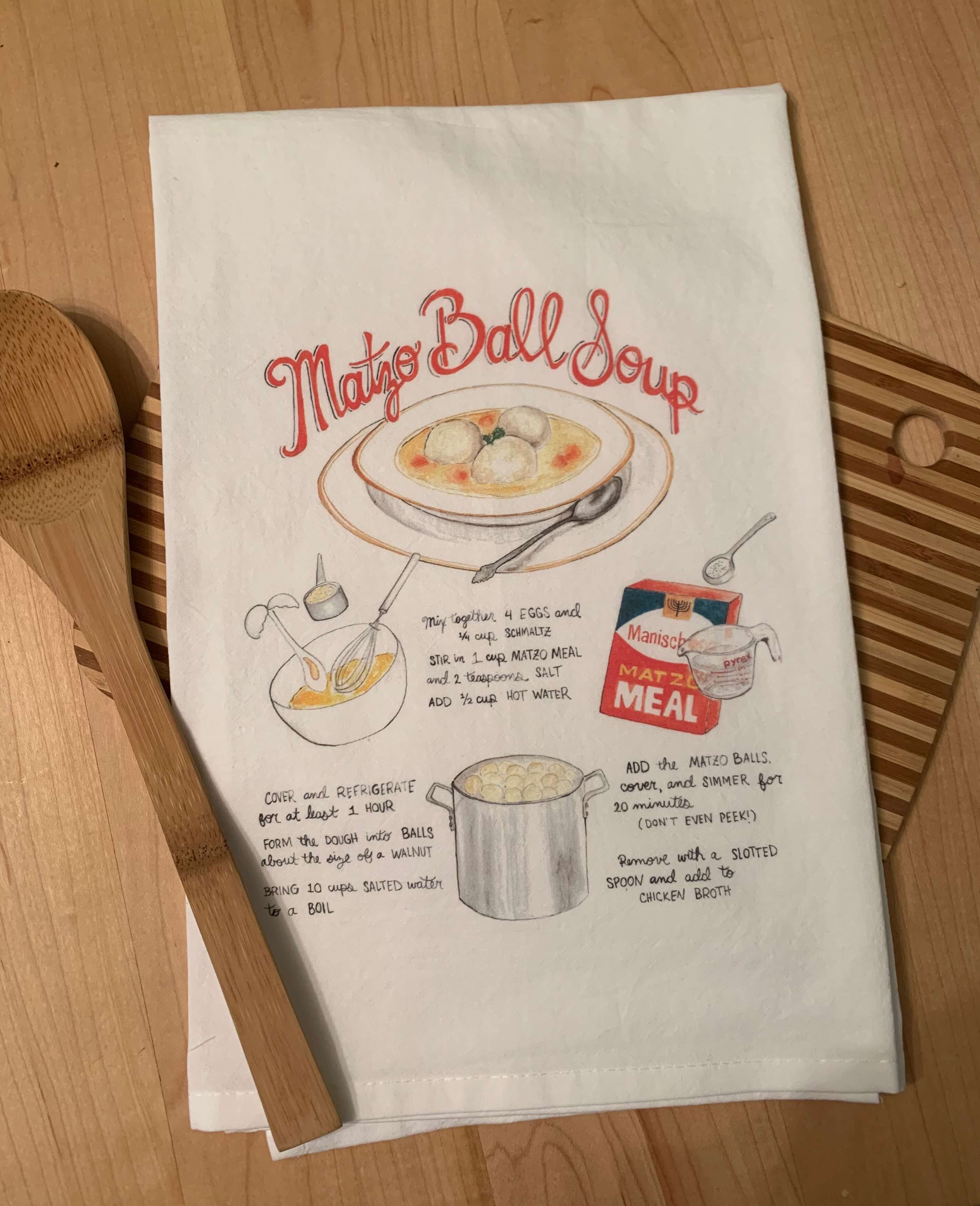 Matzo Ball Soup Recipe Kitchen Towel、mySite、topwebapps