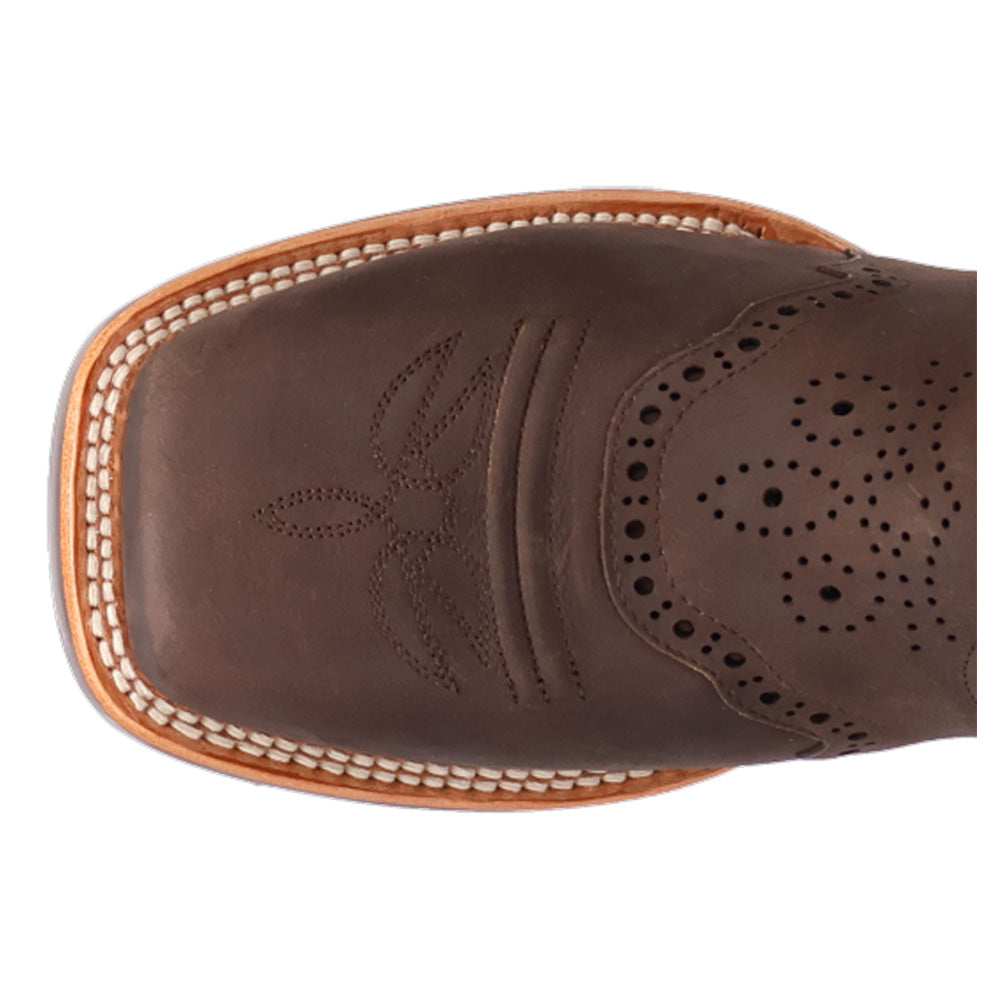 Barnaby Embroidered Cut-Outs Square Toe Pull On Cowboy Boots、mySite、gtrtttuynbv