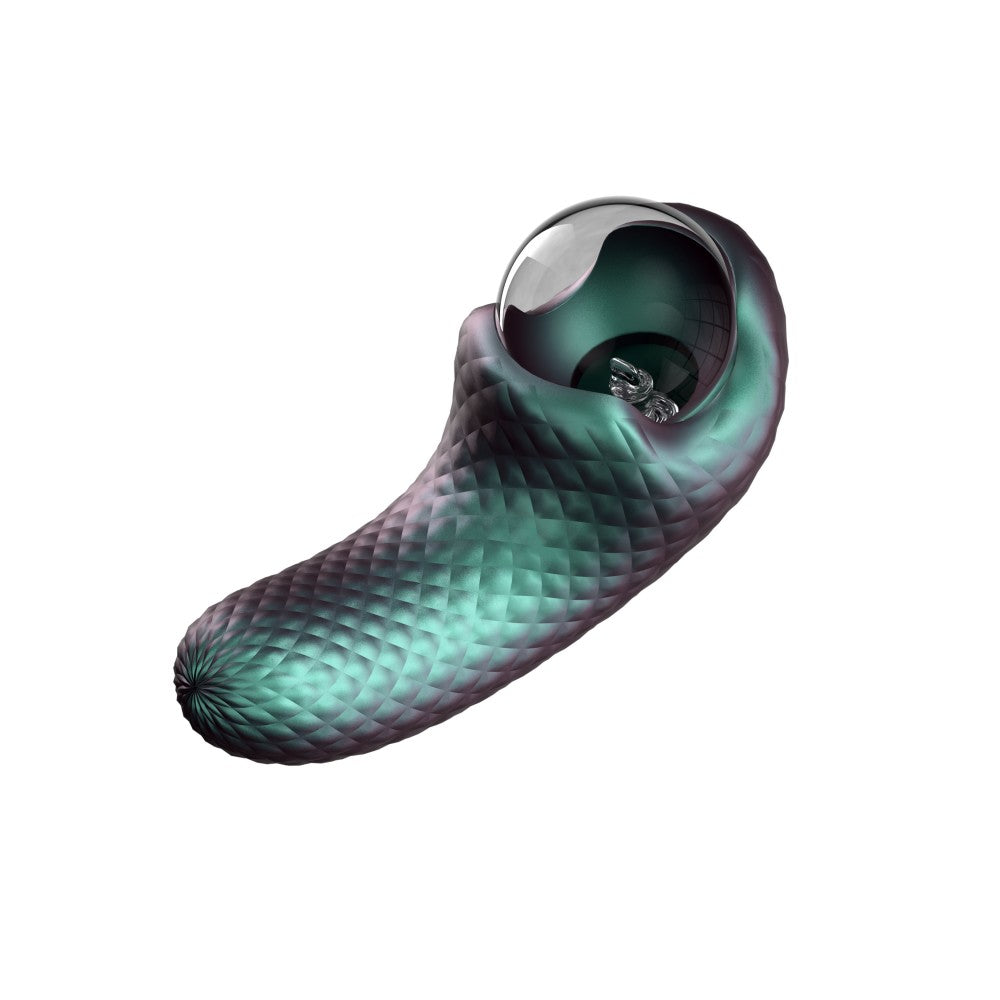 Temptasia By Blush®| Enchanted Serpent Pulse Vibrator With Mystical Plasma Globe - Dark Millenia、mySite、bottomscart