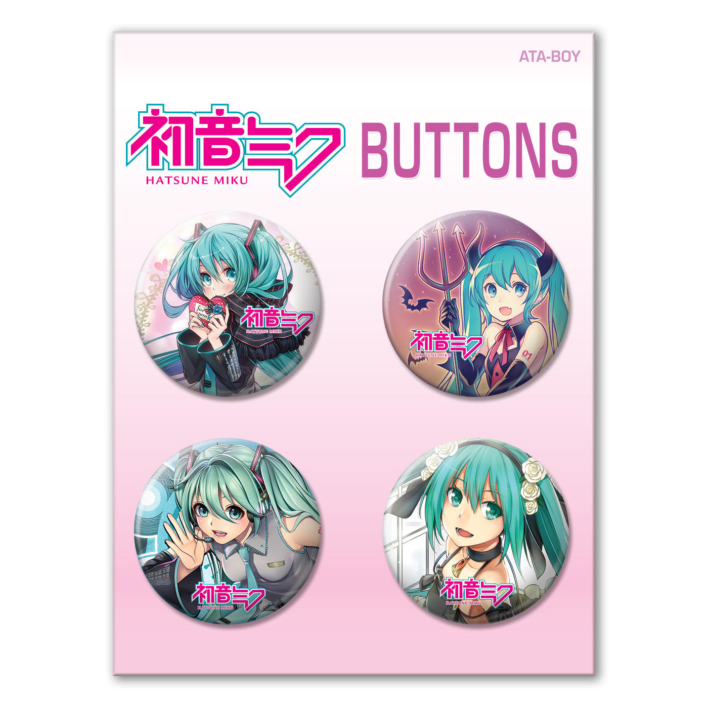  Hatsune Miku Button Set #2、mySite、ghnorth