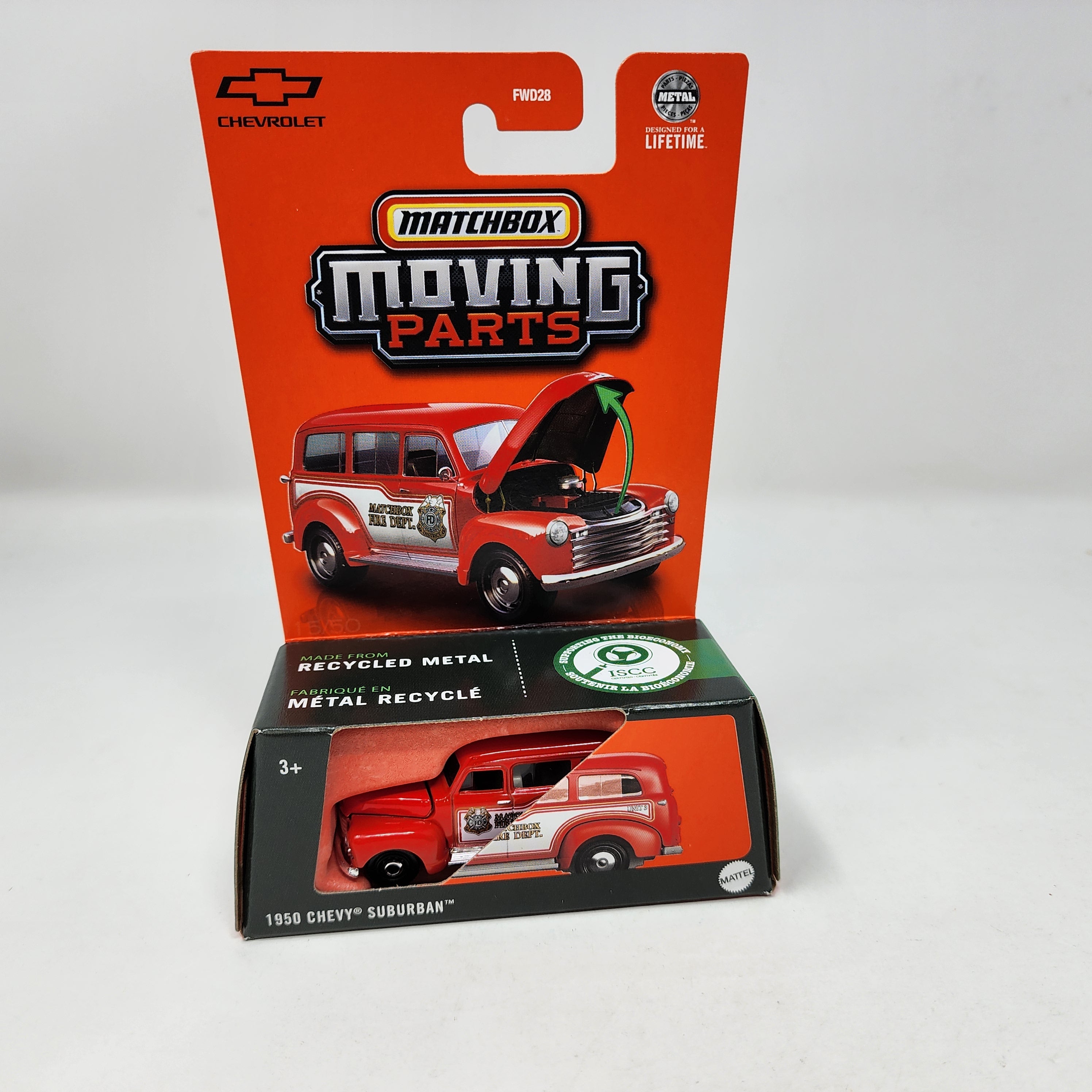 1950 Chevy Suburban * RED * 2025 Matchbox Moving Parts Case A、mySite、hgirdovlk