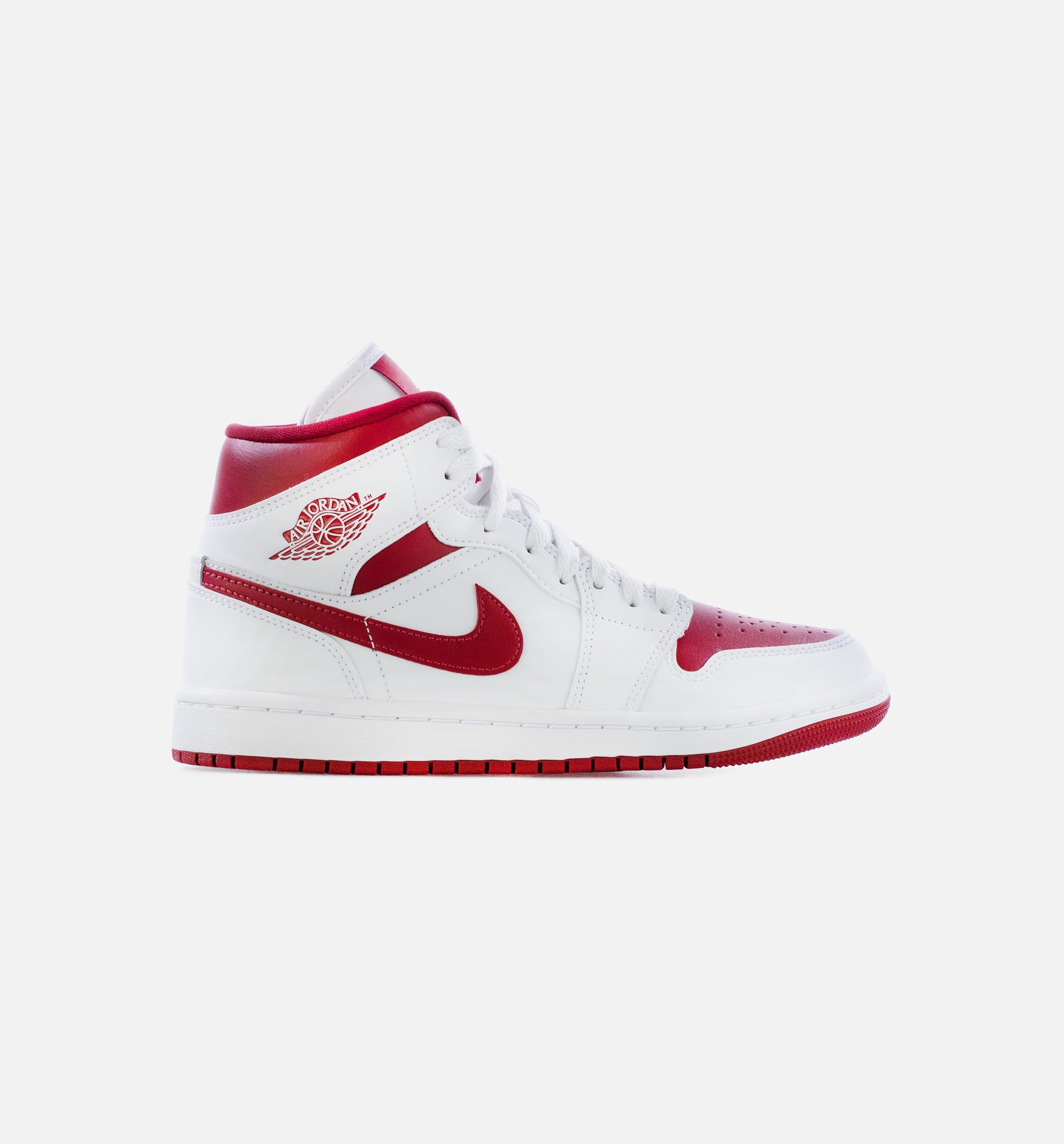 Air Jordan 1 Mid Red Toe Womens Lifestyle Shoe - White/Pomegranate、mySite、dreamappss