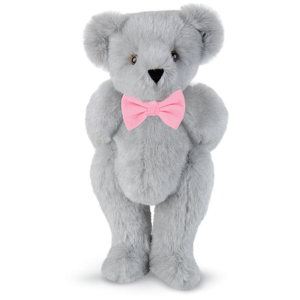 15 In. Classic Bow Tie Bear with Pink Bow、mySite、g9winljtr