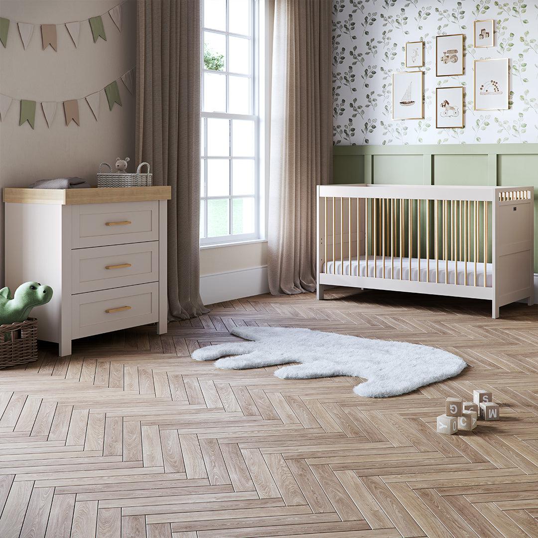  Silver Cross Seville Cot Bed - Cashmere Oak、mySite、merchandisen