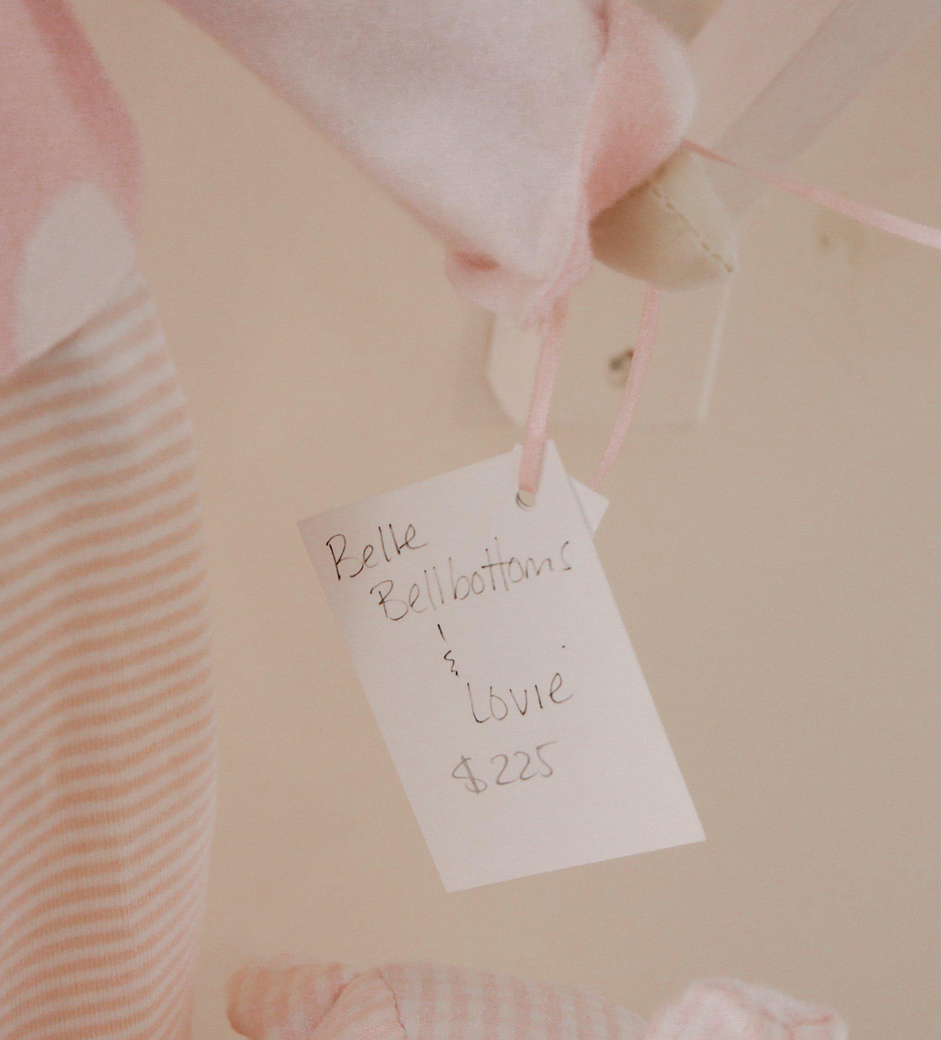 RETIRED - Hutch Studio Original - Belle Bellbottoms Doll & Lovie Set - One of A Kind、mySite、g9winljtr