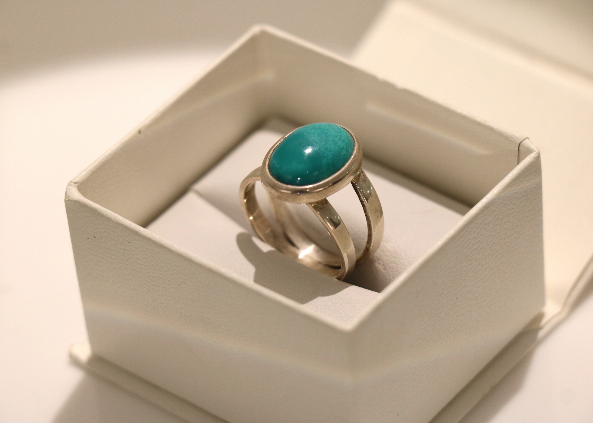 Turquoise Gemstone Ring (Sterling Silver)、mySite、topwebapps