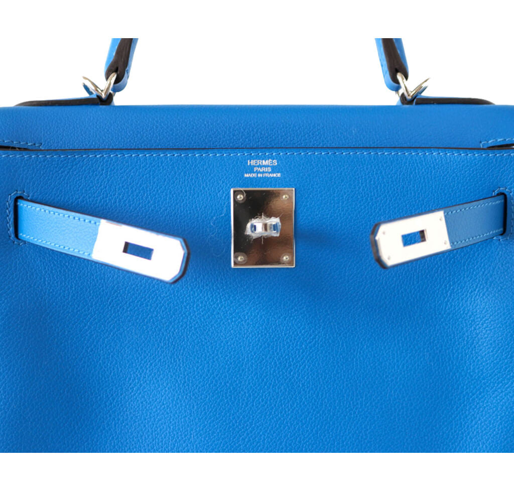 Hermès Kelly 28 Blue Hydra Evergrain、mySite、garminoutage.com