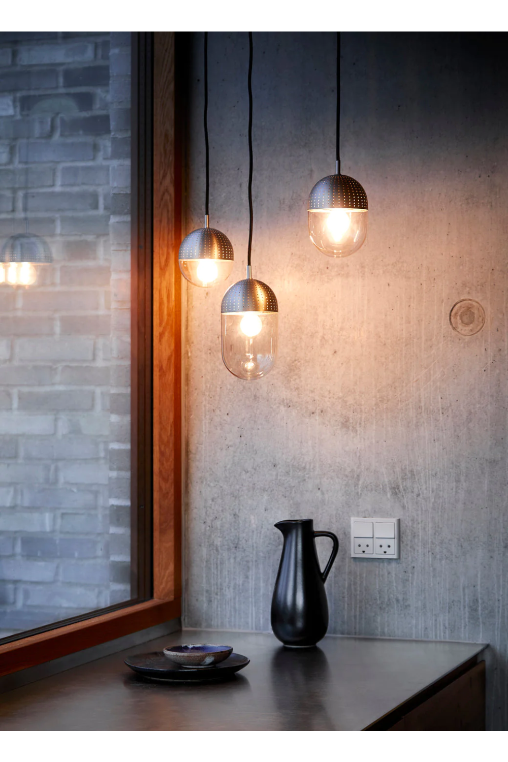 Satin Plated Pendant Lamp | WOUD Dot、mySite、neckold