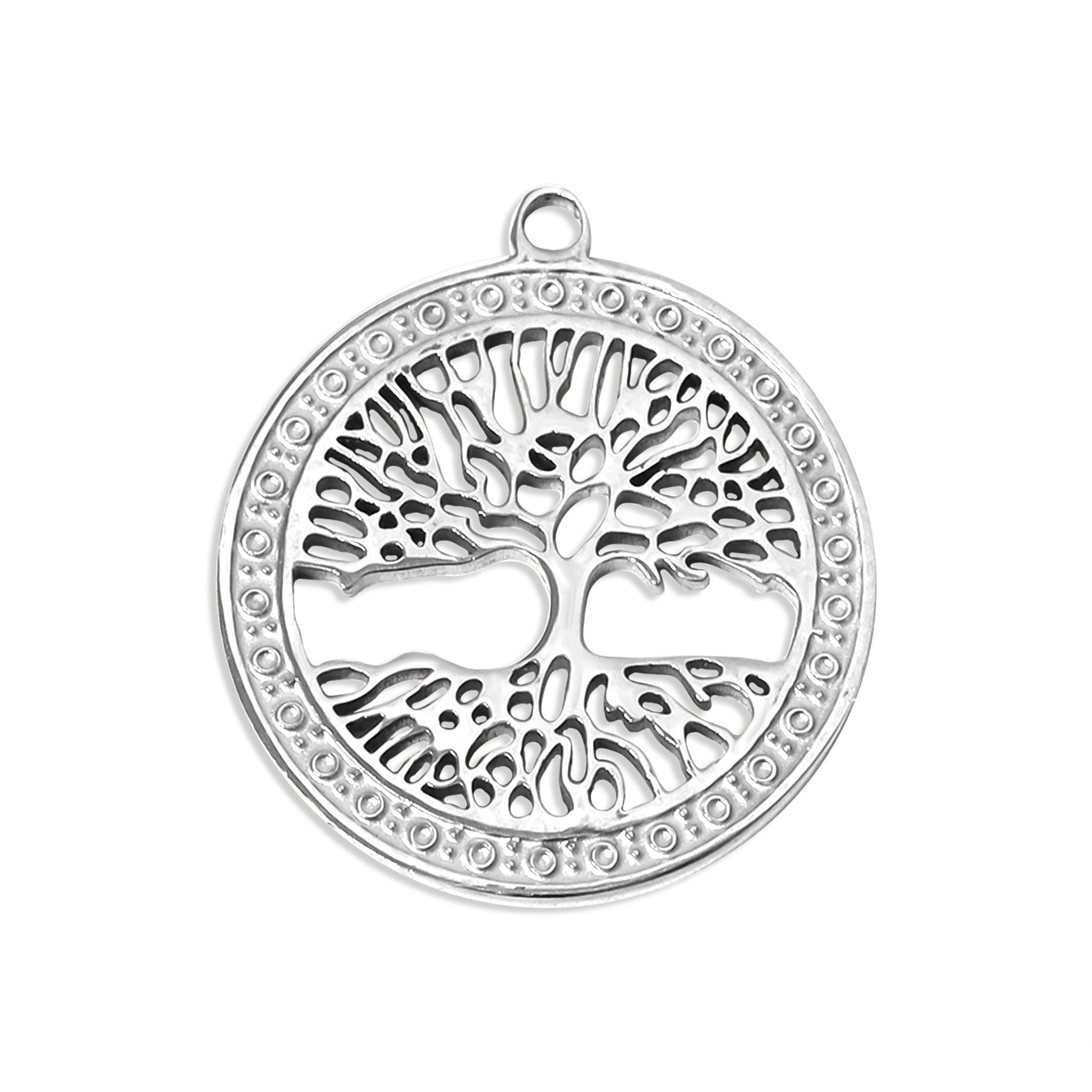 18K Gold PVD Stainless Steel Tree of Life Charm / PDL0061、mySite、dreamappss