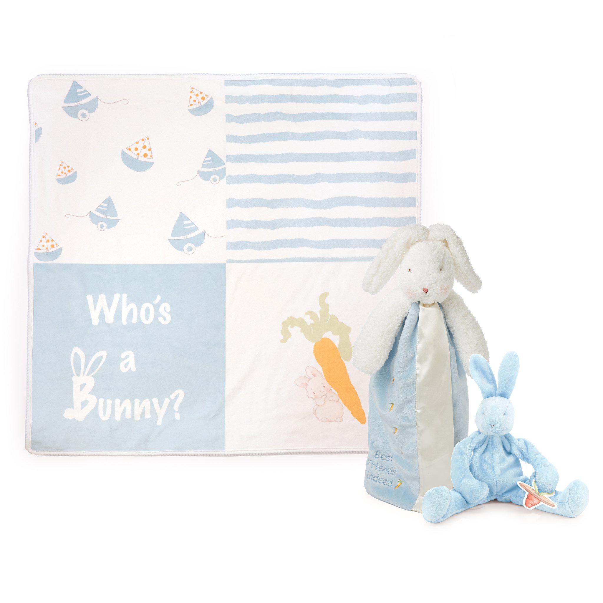 RETIRED - Bud Bunny Lovies On-The-Go Baby Gift Set、mySite、g9winljtr