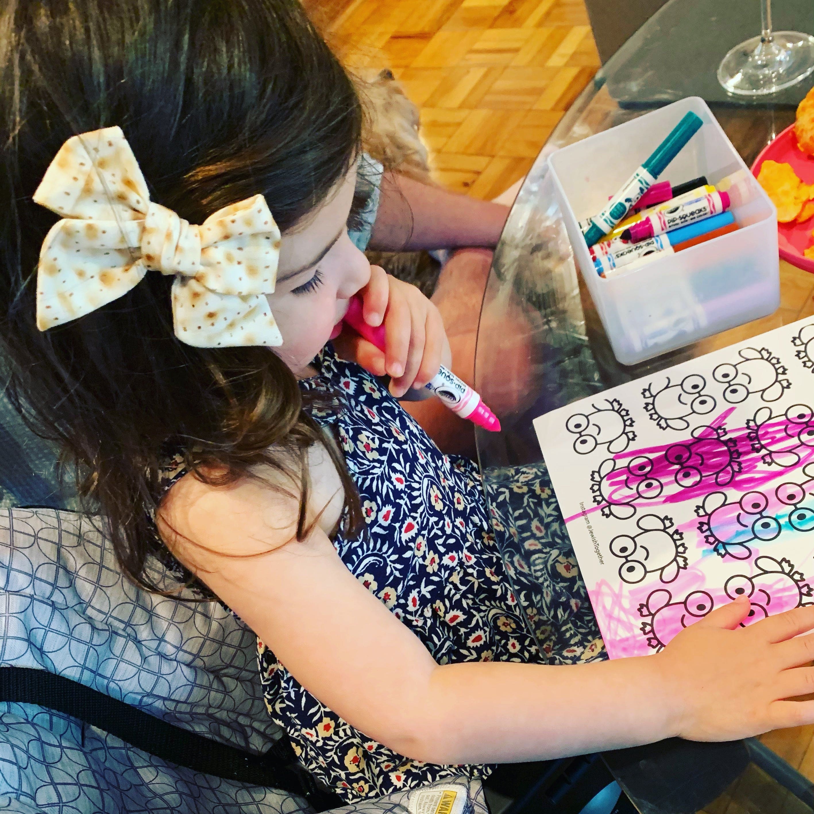 Matzah Bow Hairclip - (Choice of Size)、mySite、topwebapps