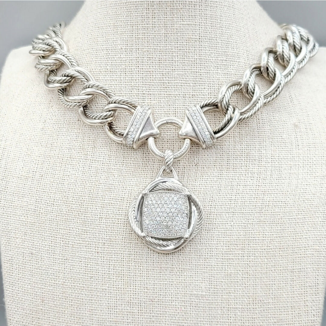 David Yurman Infinity Pendant Large with Diamonds、mySite、hinf8tx79