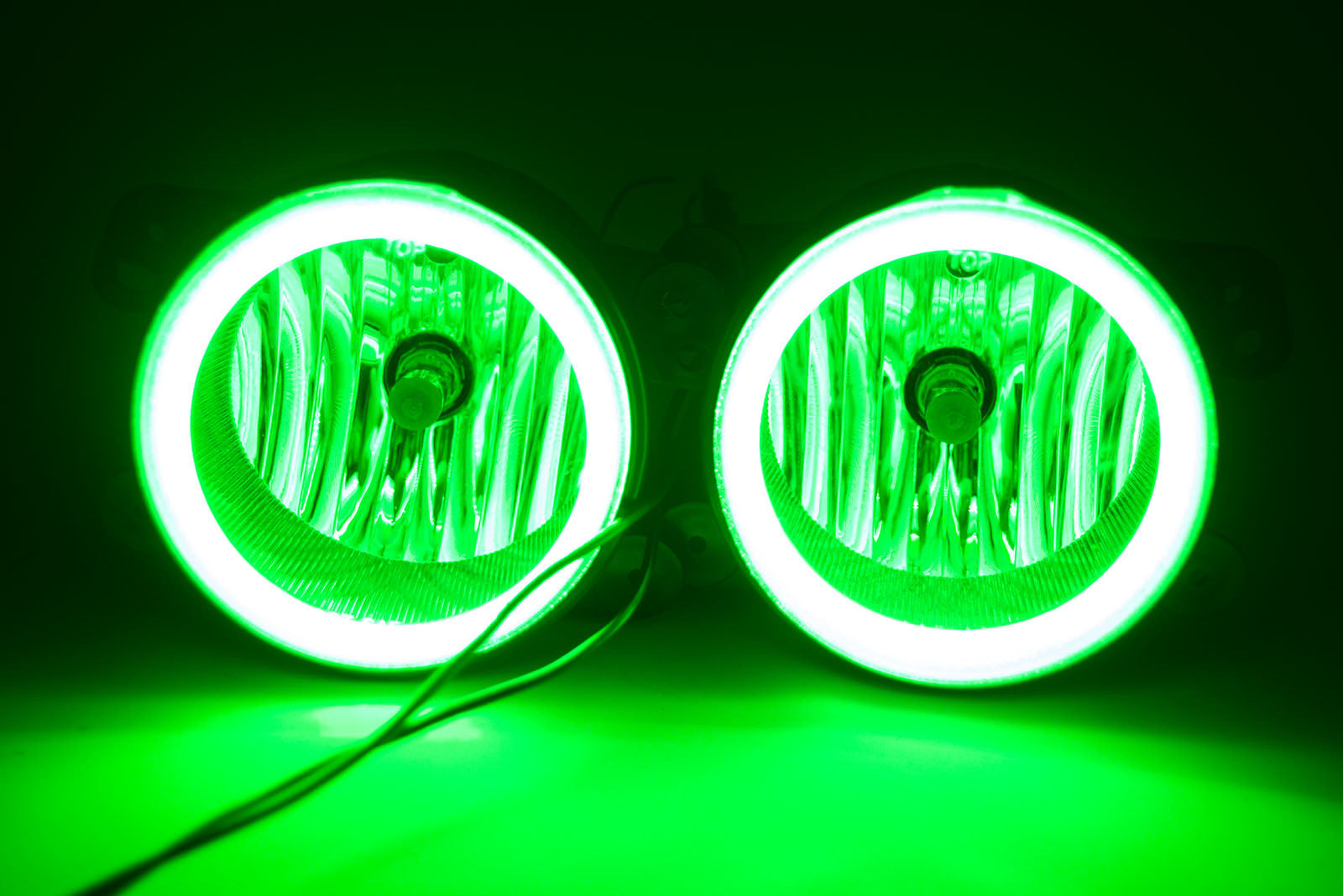 2007-09 Jeep Wrangler/2005-07 Magnum Fog Lights - ORACLE Green Plasma Halos、mySite、nflplayoffbracketp