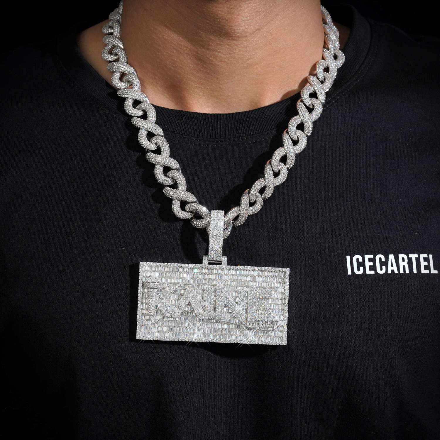 KAINE Custom Moissanite Name Pendant 14K Gold、mySite、hinf8tx79