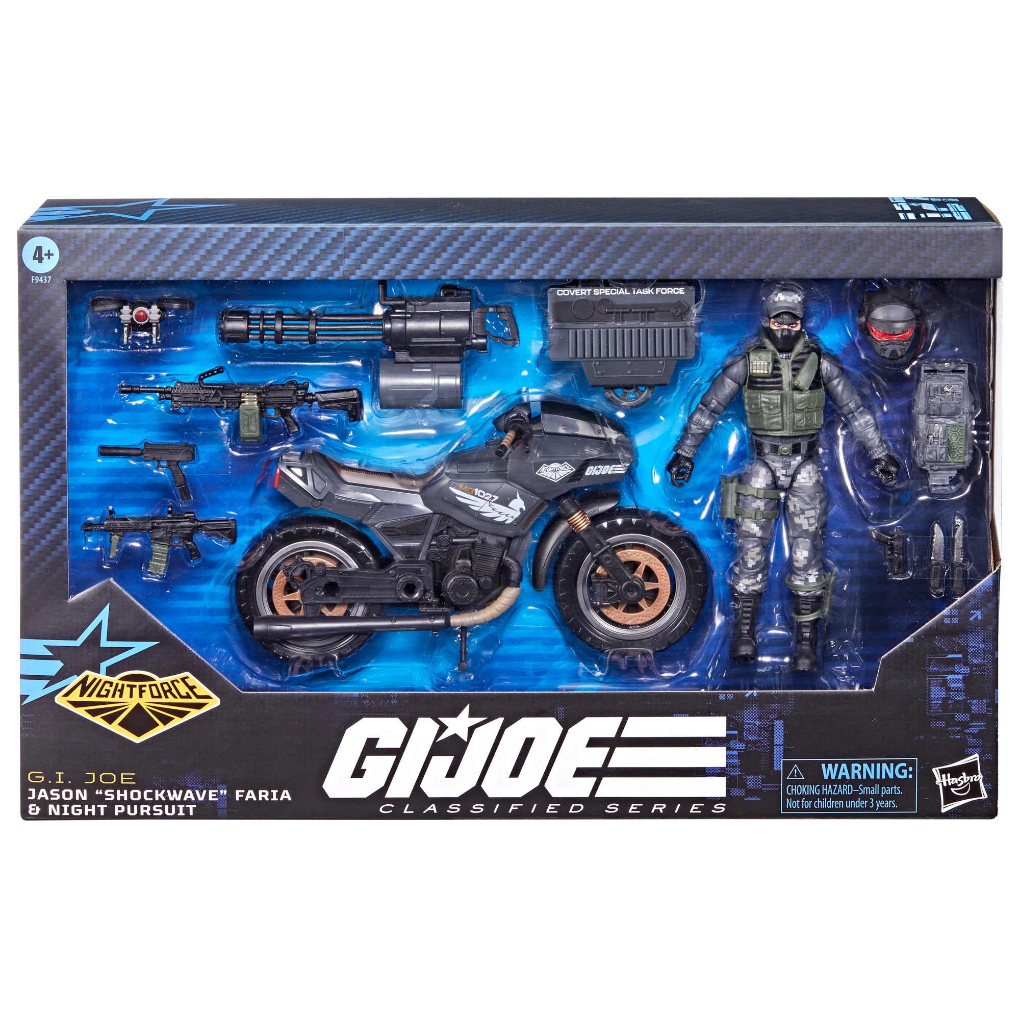 G.I. Joe Classified #127 Exclusive Night Force Jason Shockwave Faria & Night Pursuit Cycle、mySite、hgirdovlk