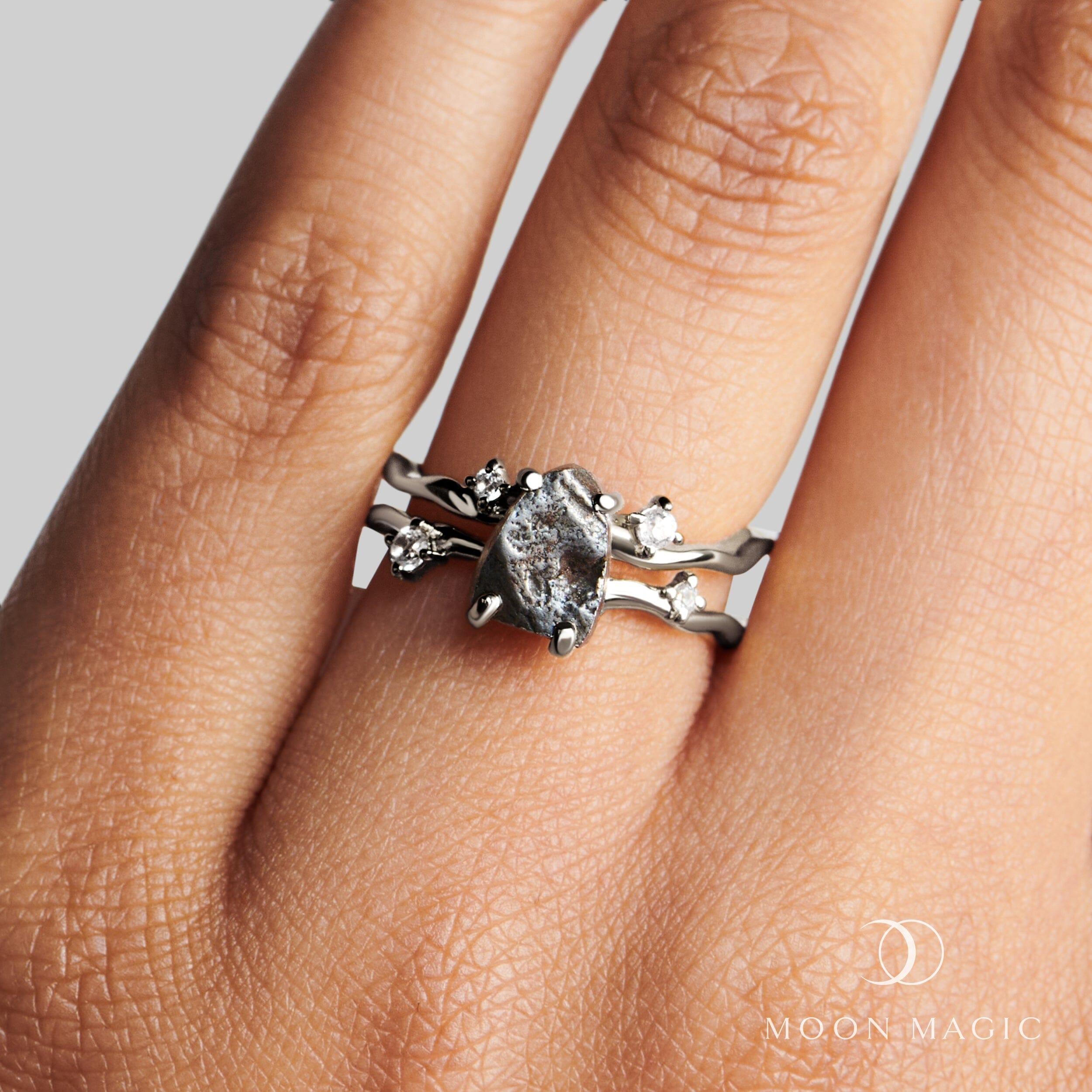 Raw Crystal Ring - Flow Meteorite、mySite、hinf8tx79