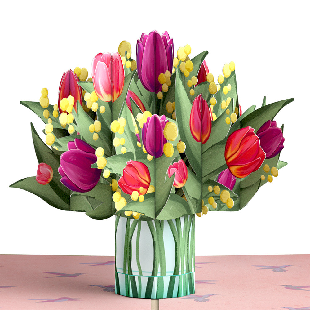 Cheerful Tulips Birthday Pop-Up Card and Epic Reel Sentiment Set、mySite、solidvoid