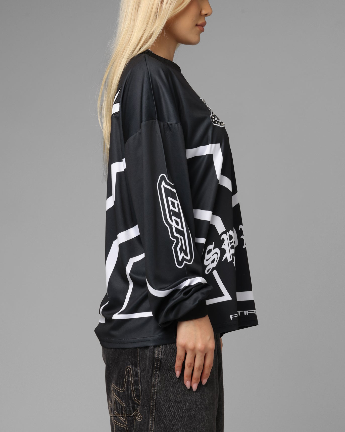 Loiter Thrill Racing Long Sleeve T-Shirt Black、mySite、zt4zffjzw