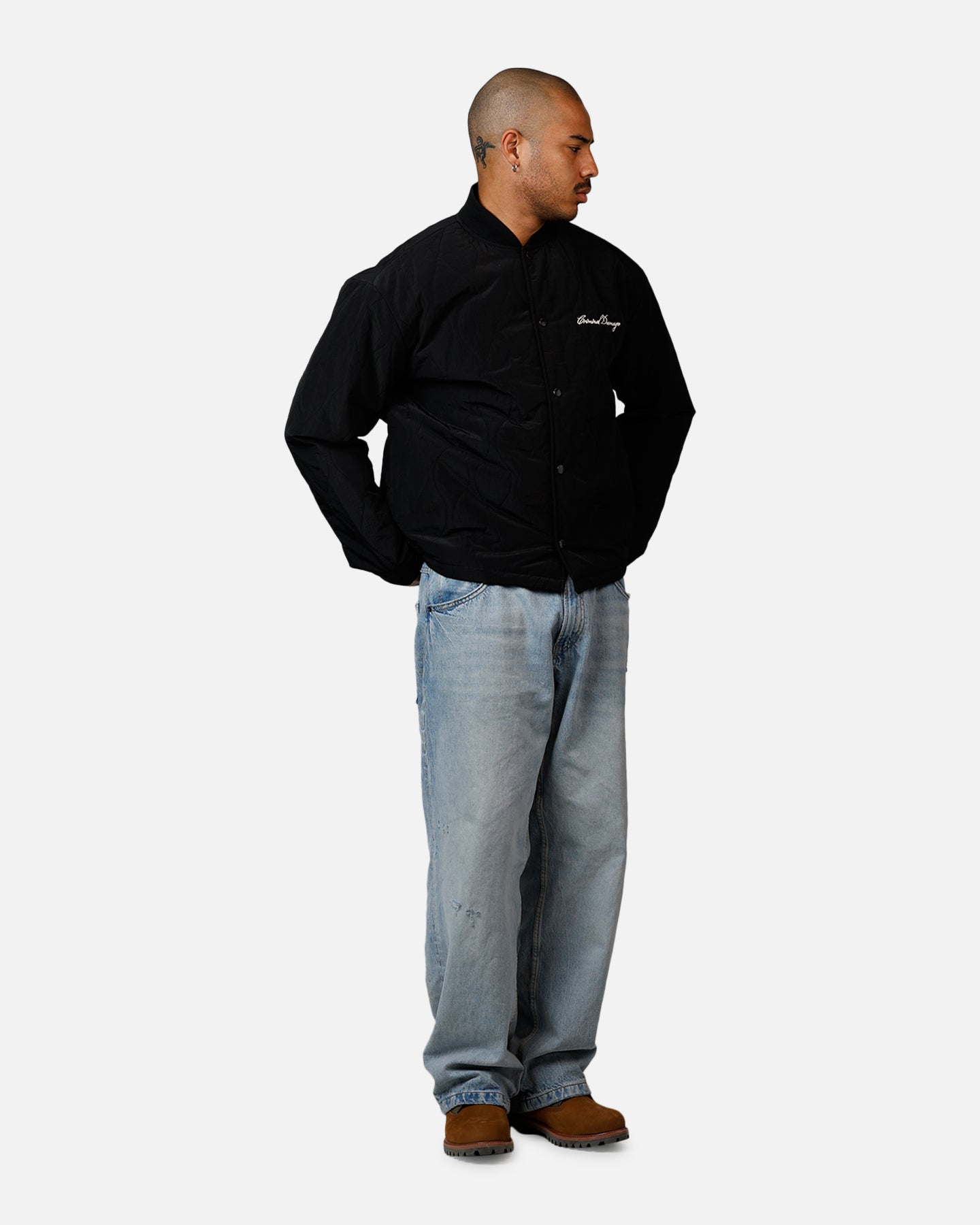 Criminal Damage Quilted Bomber Black、mySite、zt4zffjzw