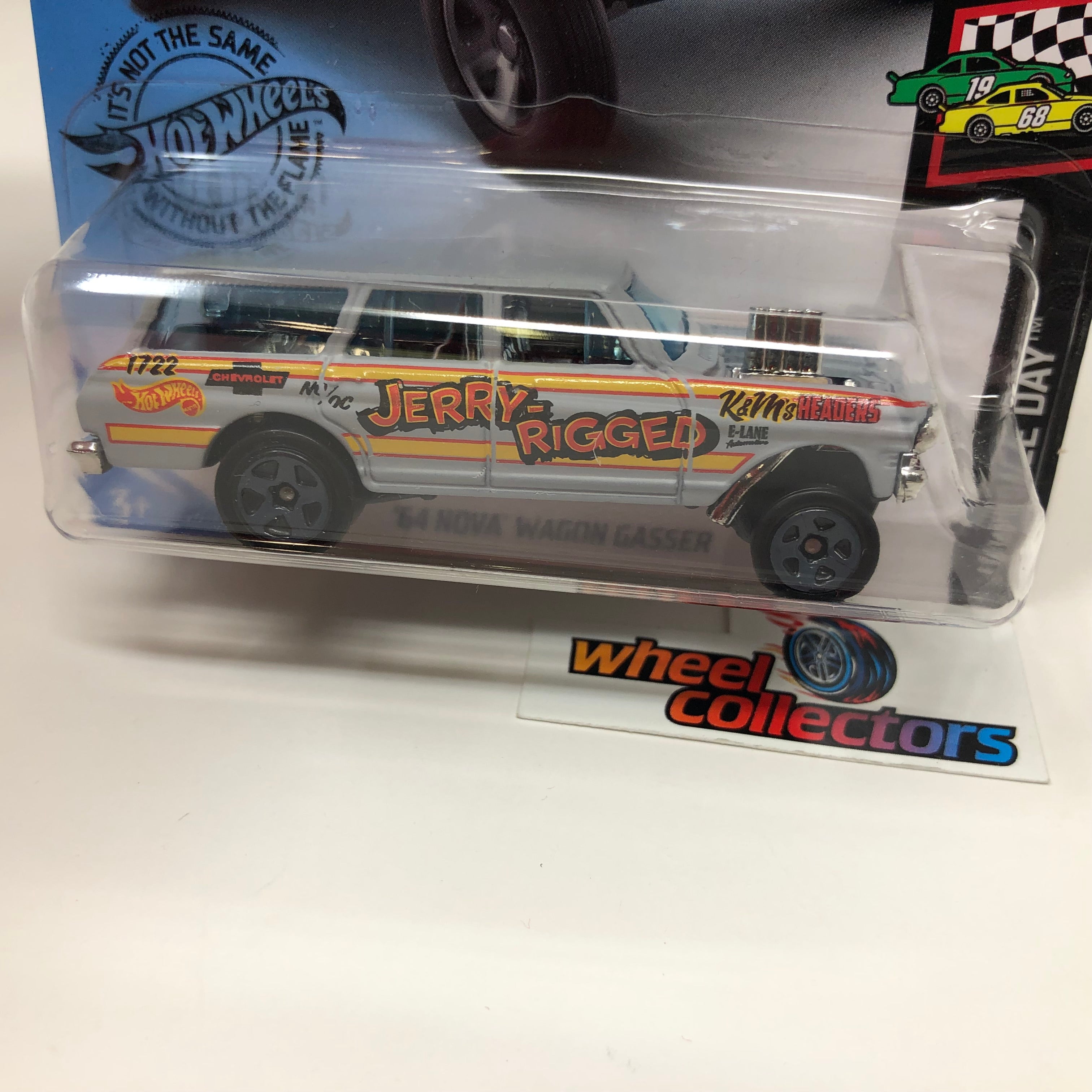 '64 Nova Wagon Gasser #198 * GREY * 2019 Hot Wheels USA、mySite、hgirdovlk