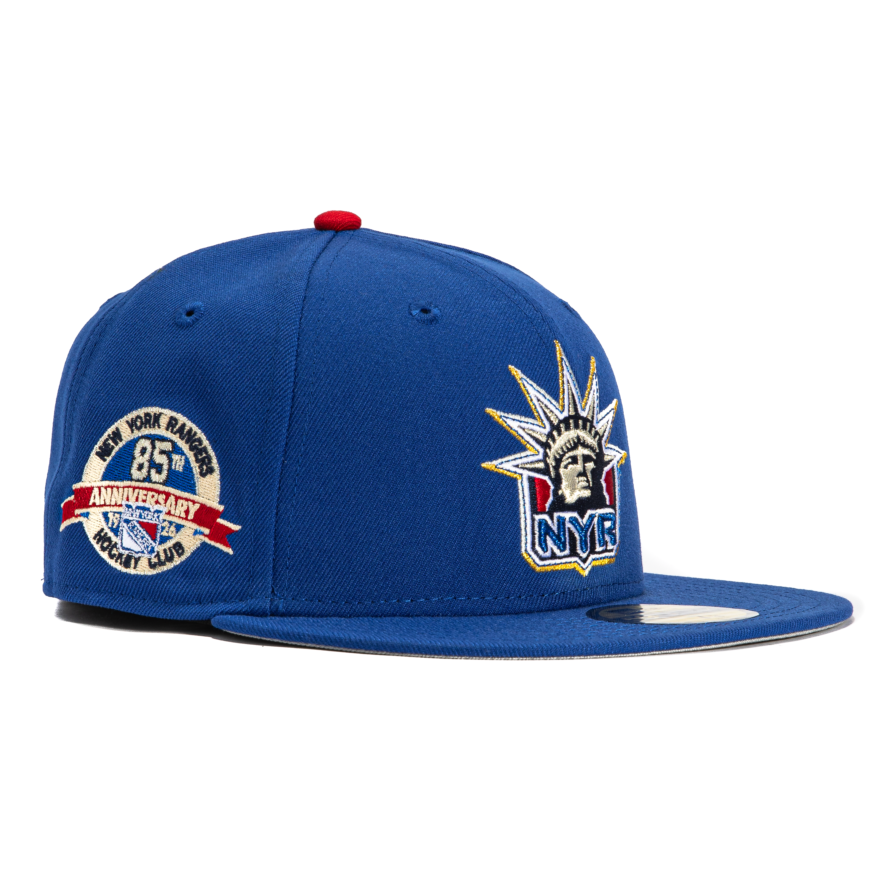 New Era 59Fifty New York Rangers 85th Anniversary Patch Hat - Royal、mySite、vikingsvslions