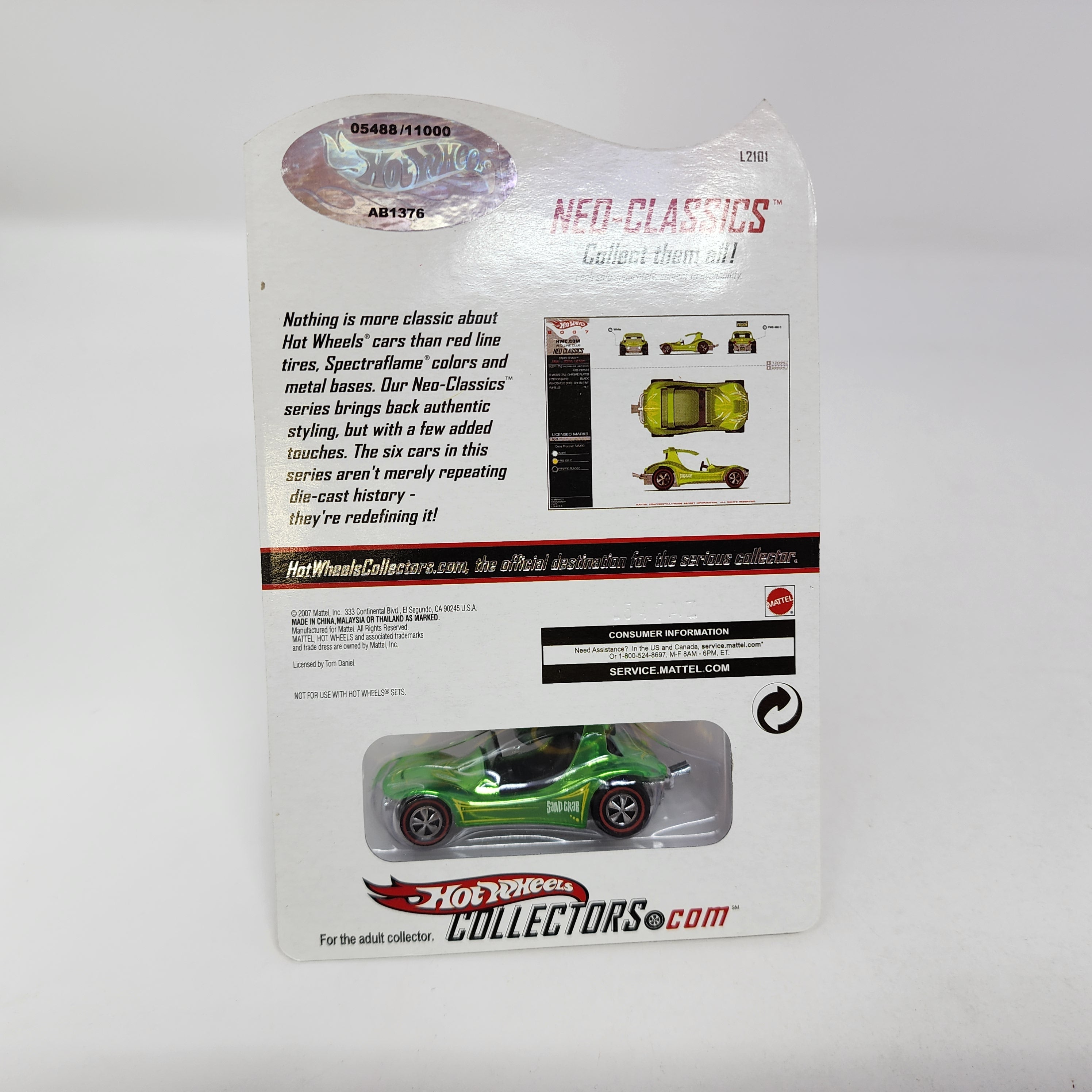 Sand Crab Series 6 * Hot Wheels Red Line Club RLC Neo-Classics、mySite、hgirdovlk