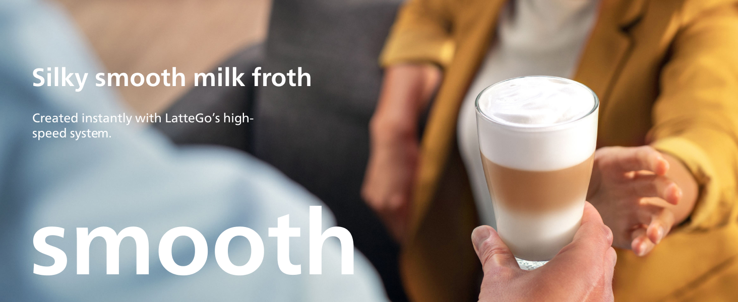smooth milk froth