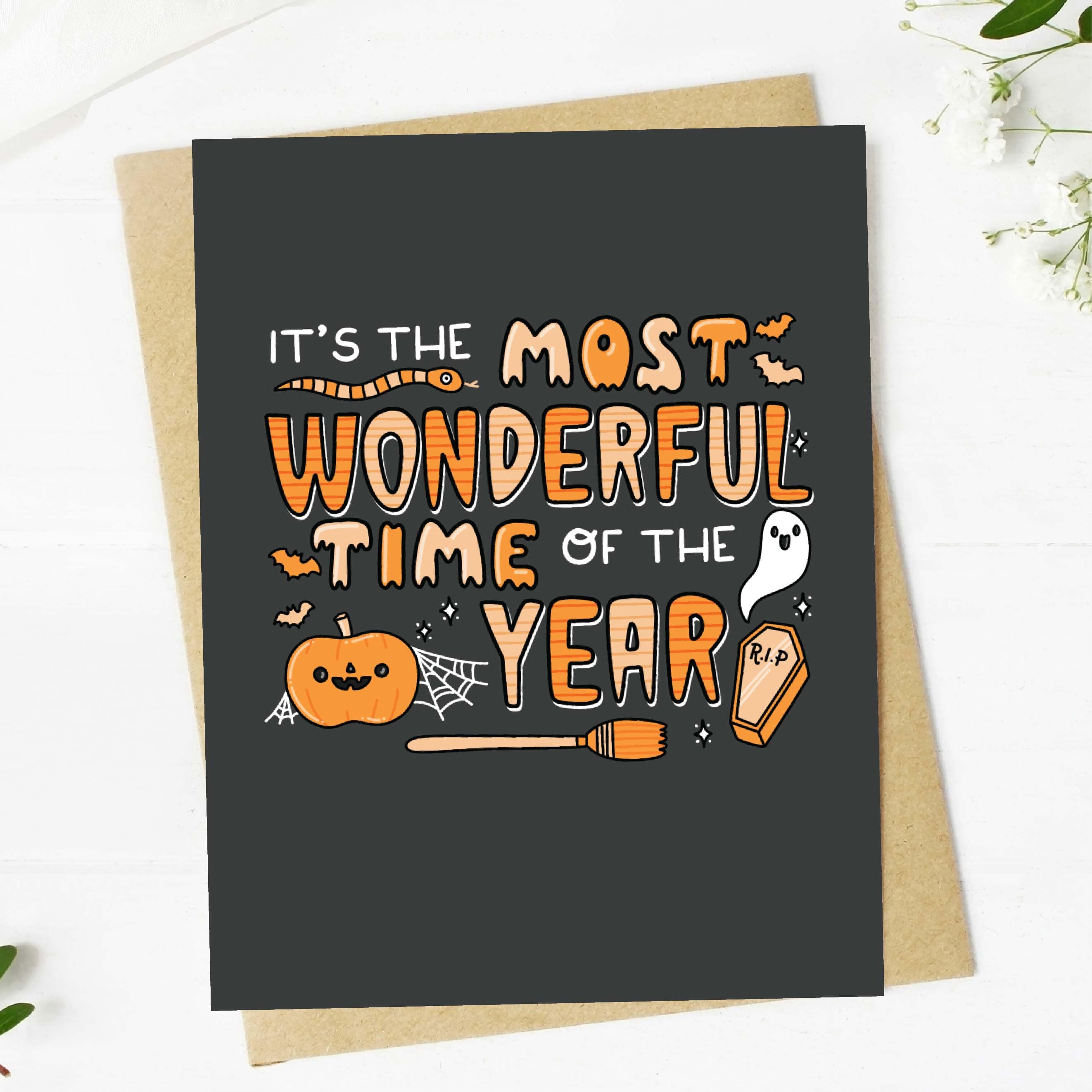  It's The Most Wonderful Time Of The Year Halloween Card、mySite、ghnorth