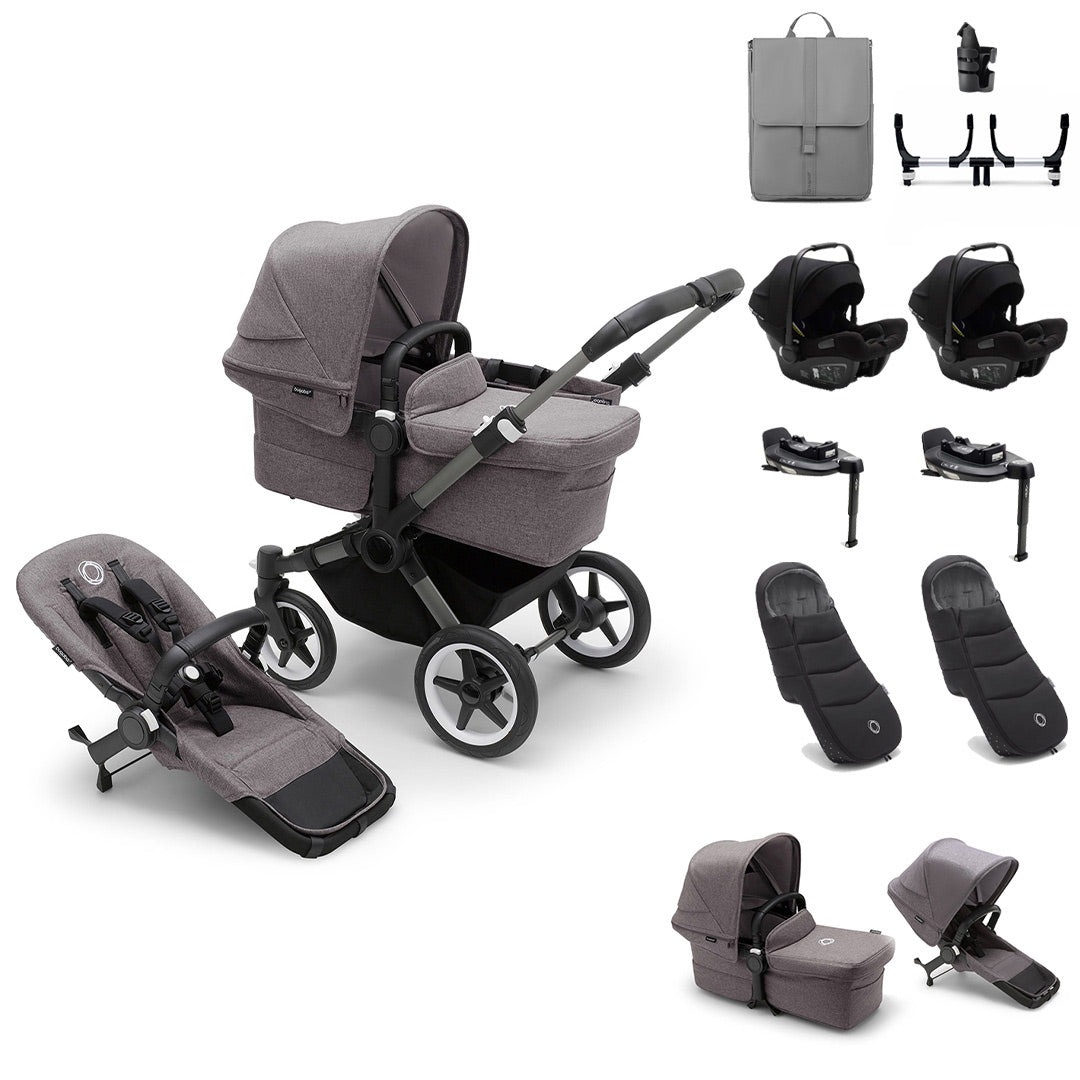  Bugaboo Donkey 5 Twin Ultimate Newborn Bundle、mySite、merchandisen