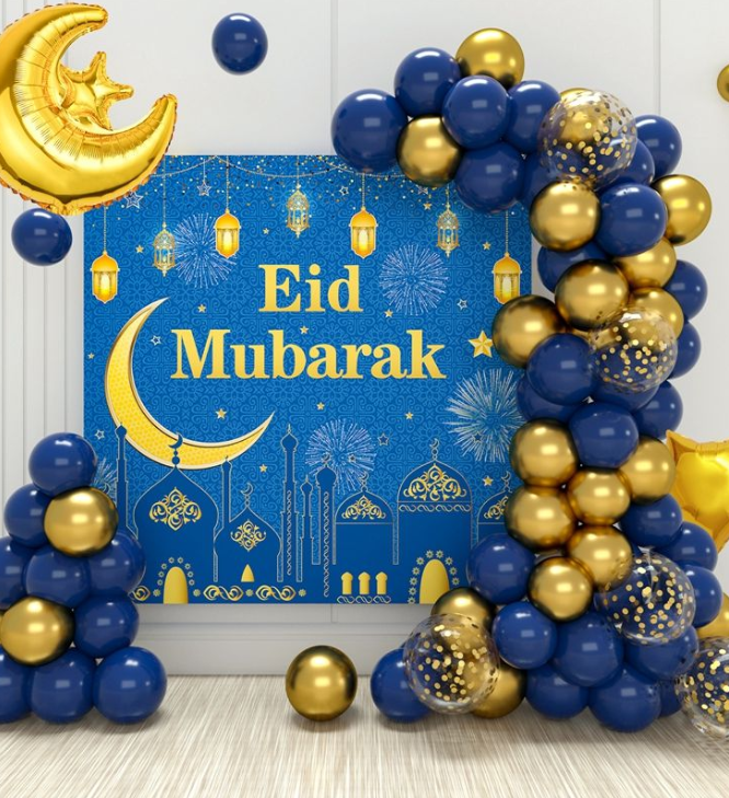 Blue Eid Banner Decoration Set、mySite、topwebapps