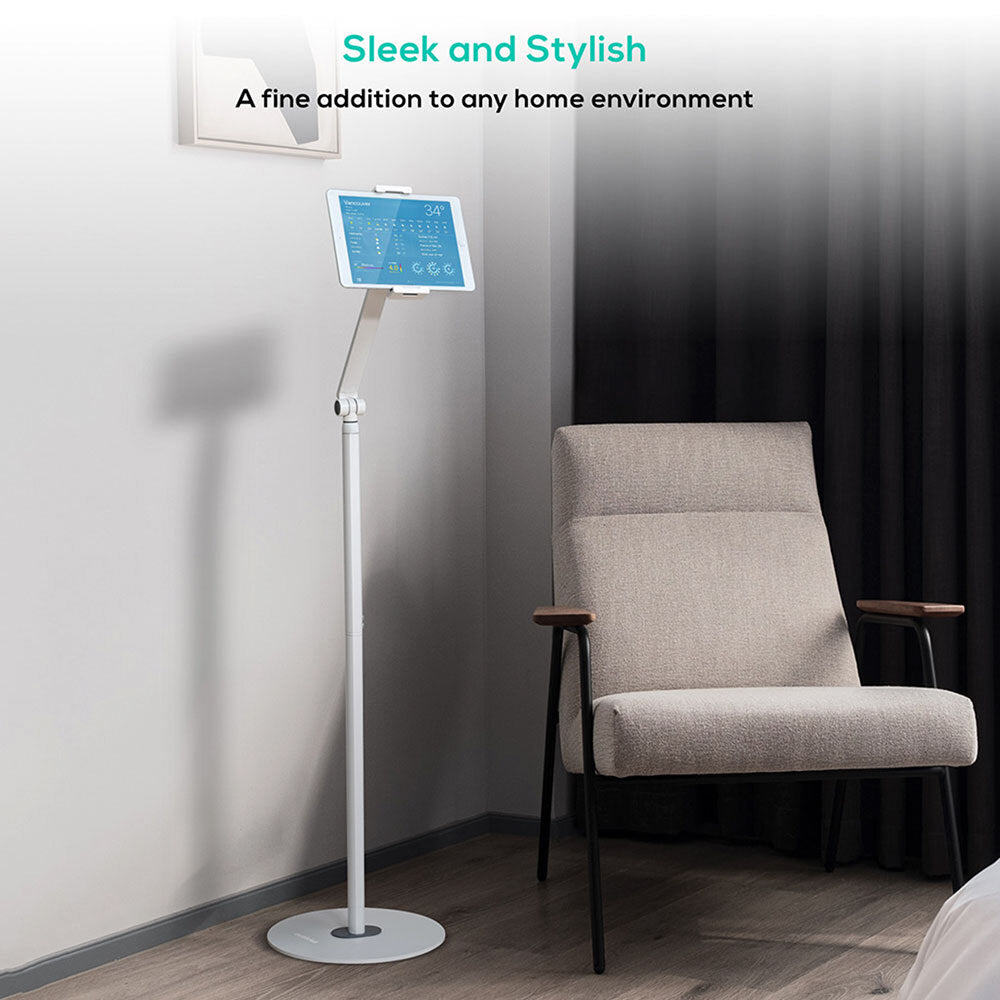 Activiva Universal iPad & Tablet Floor Stand 1.3m (4.7-12.9) White、mySite、camillekostekn